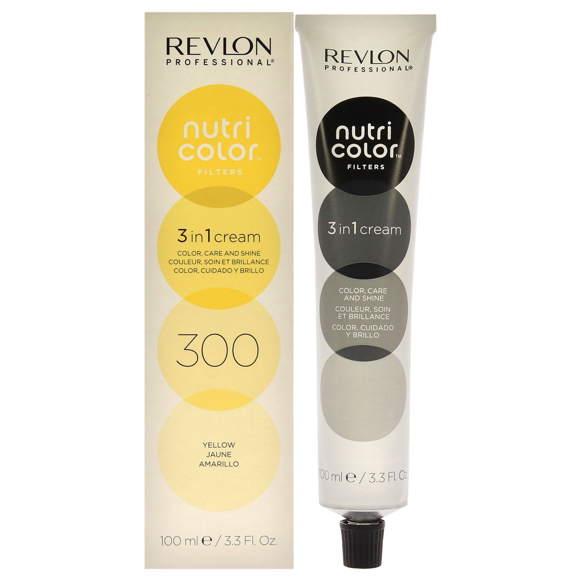Nutri Color Cream - 300 Yellow by Revlon for Unisex - 3.4 oz Hair Color, See Description, hi-res image number 0
