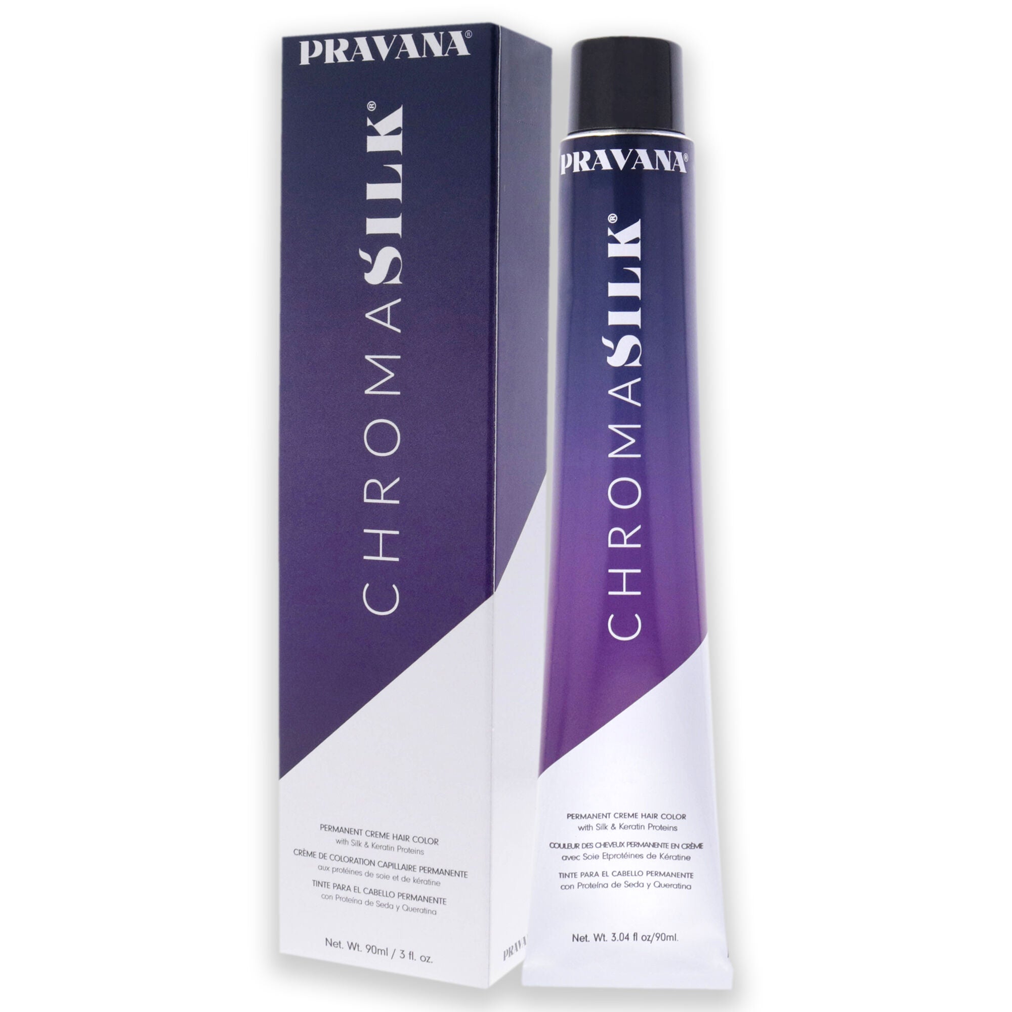 ChromaSilk Creme Hair Color - 6N Dark Blonde by Pravana for Unisex - 3 oz Hair Color, See Description, alternate image number 3