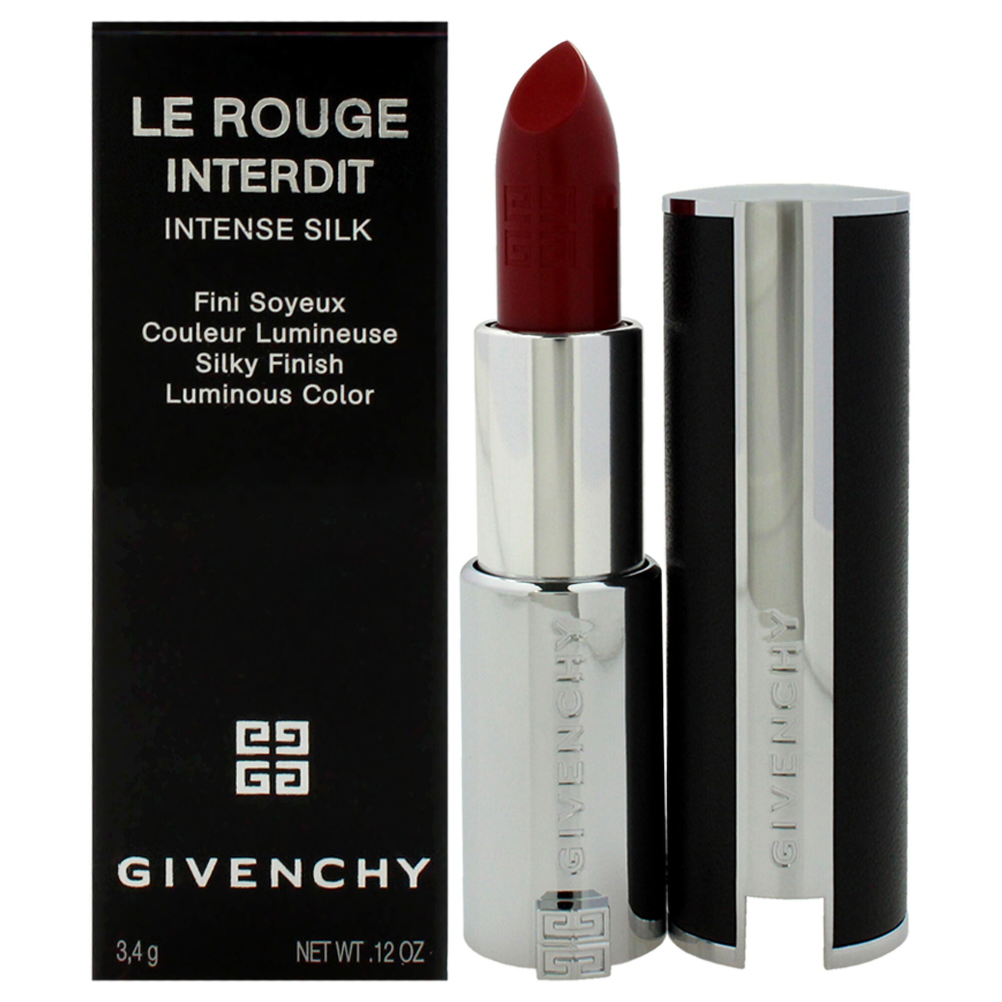 Le Rouge Interdit Intense Silk Lipstick - 307 Grenet Initie by Givenchy for Women - 0.12 oz Lipstick (Refillable), See Description, hi-res image number 0