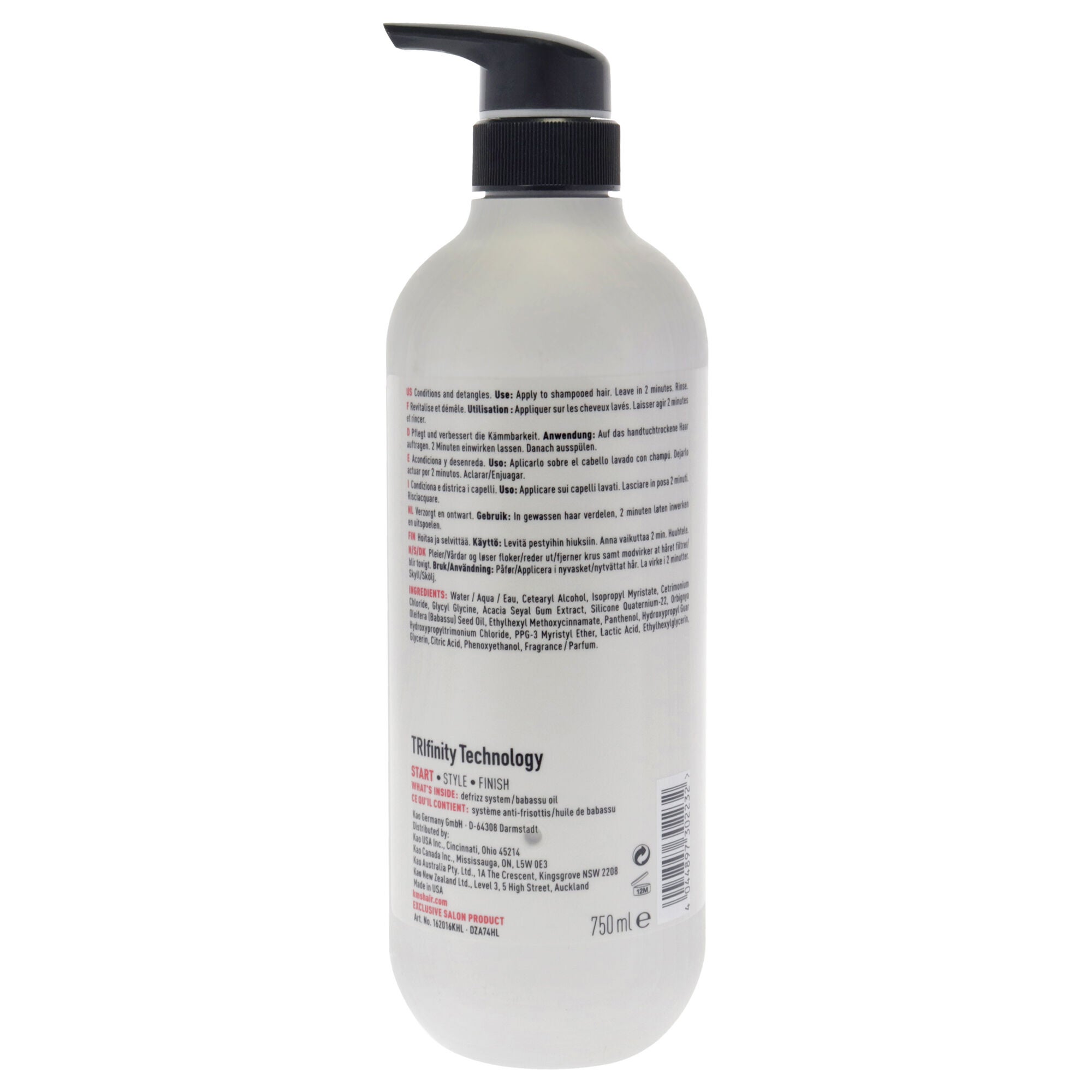 Tame Frizz Conditioner by KMS for Unisex - 25.3 oz Conditioner, See Description, alternate image number 1