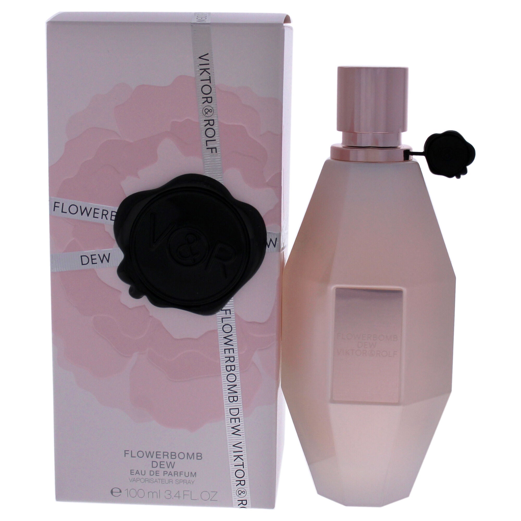 Flowerbomb Dew by Viktor and Rolf for Women - 3.4 oz EDP Spray, Clear, hi-res image number 0