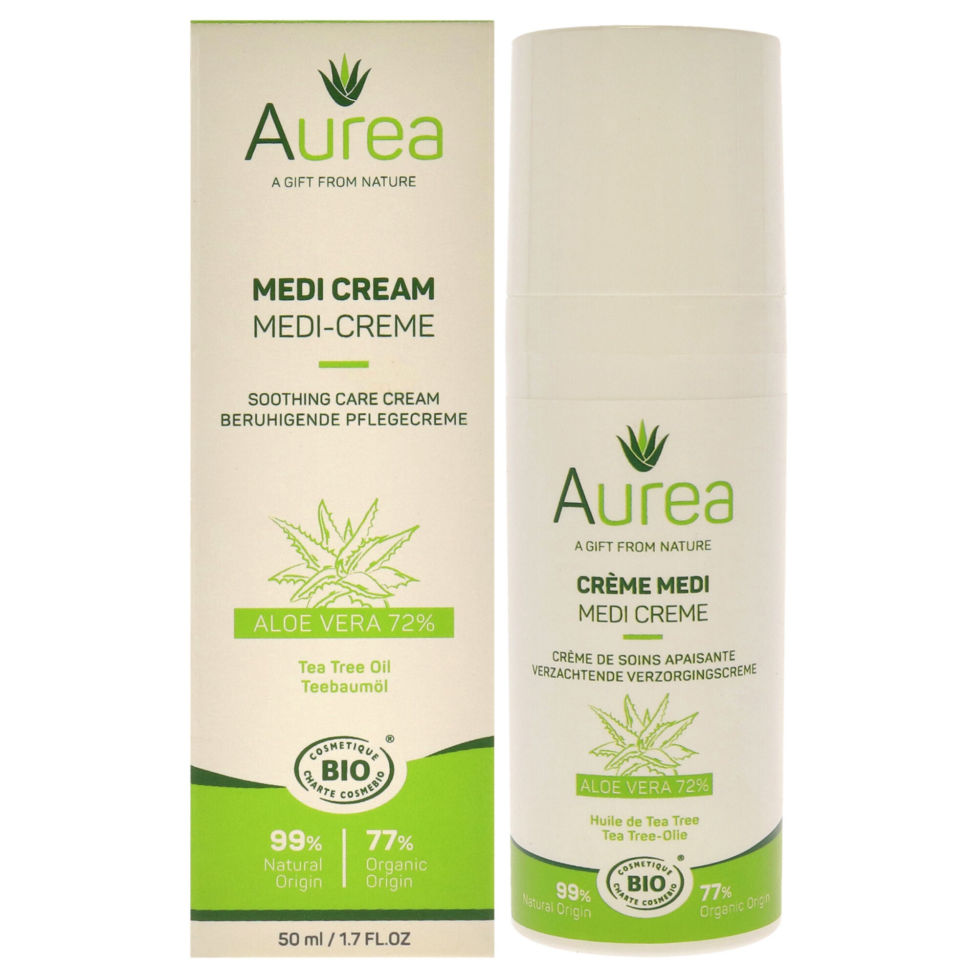 Tea Tree Oil Medi Cream by Aurea for Unisex - 1.7 oz Cream, NA, hi-res image number 0
