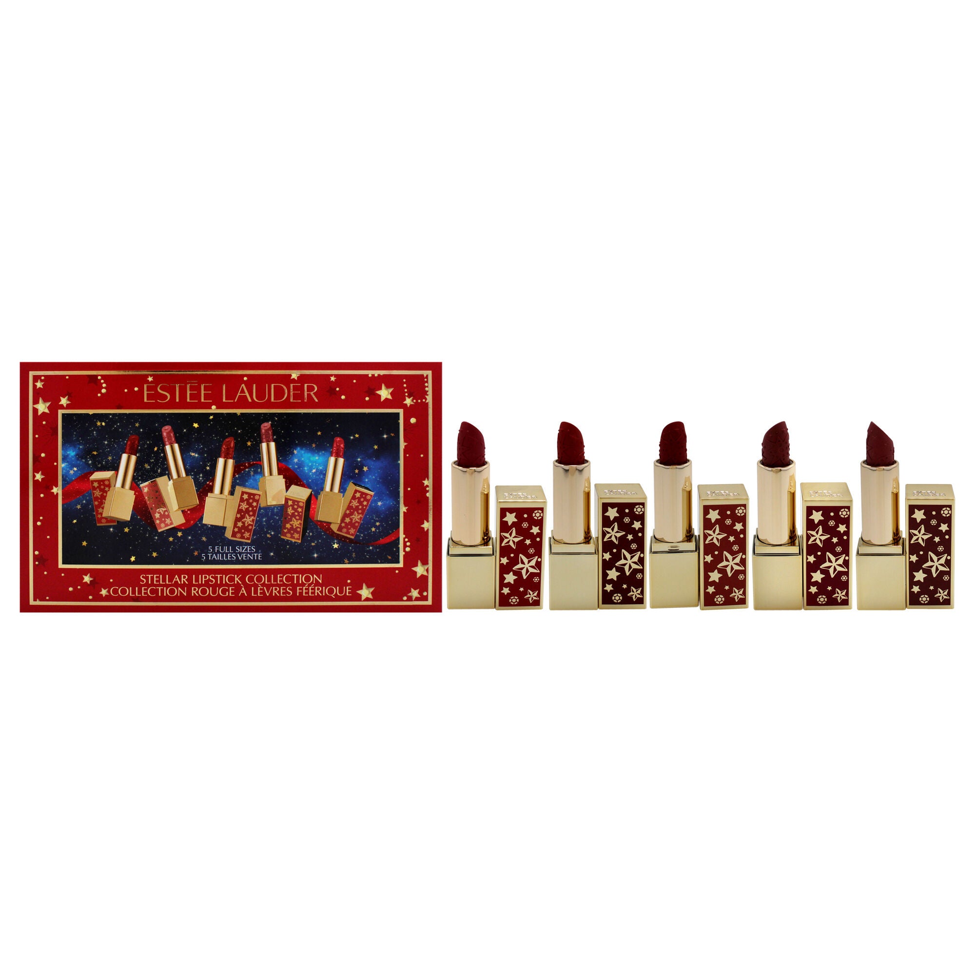 Stellar Lipstick Collection by Estee Lauder for Women - 5 Pc Set, See Description, hi-res image number 0