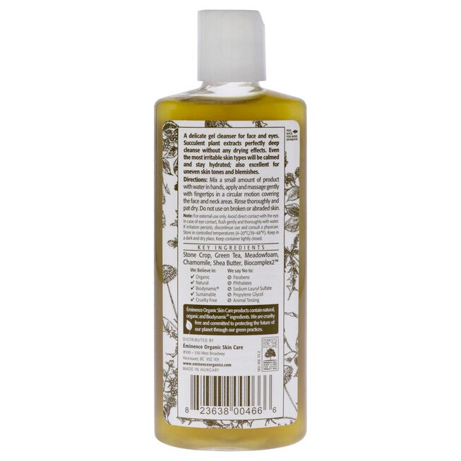 Stone Crop Gel Wash by Eminence for Unisex - 4.2 oz Cleanser, NA, alternate image number null