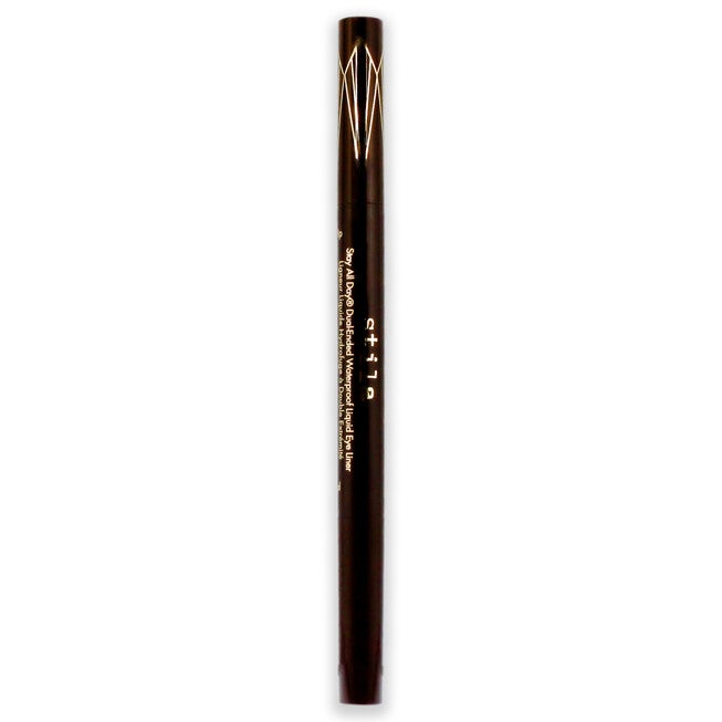 Stay All Day Dual-Ended Waterproof Liquid Eye Liner - Dark Brown by Stila for Women - 0.033 oz Eyeliner, NA, alternate image number null