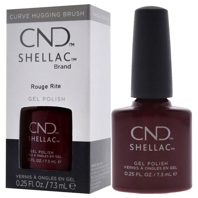 Shellac Nail Color - Rouge Rite by CND for Women - 0.25 oz Nail Polish, NA, alternate image number null