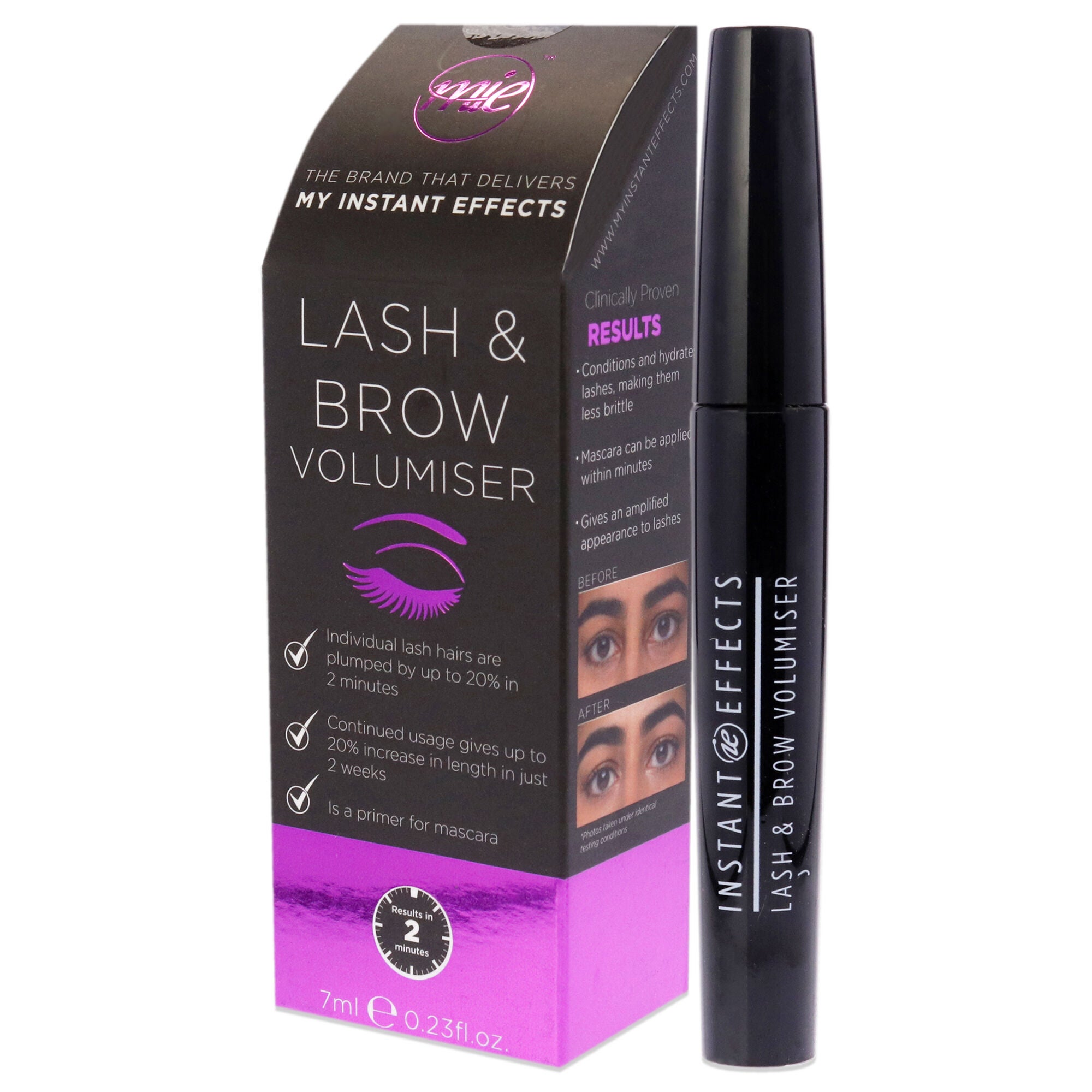 Lash and Brow Volumiser by Instant Effects for Unisex - 0.23 oz Primer, See Description, alternate image number 3