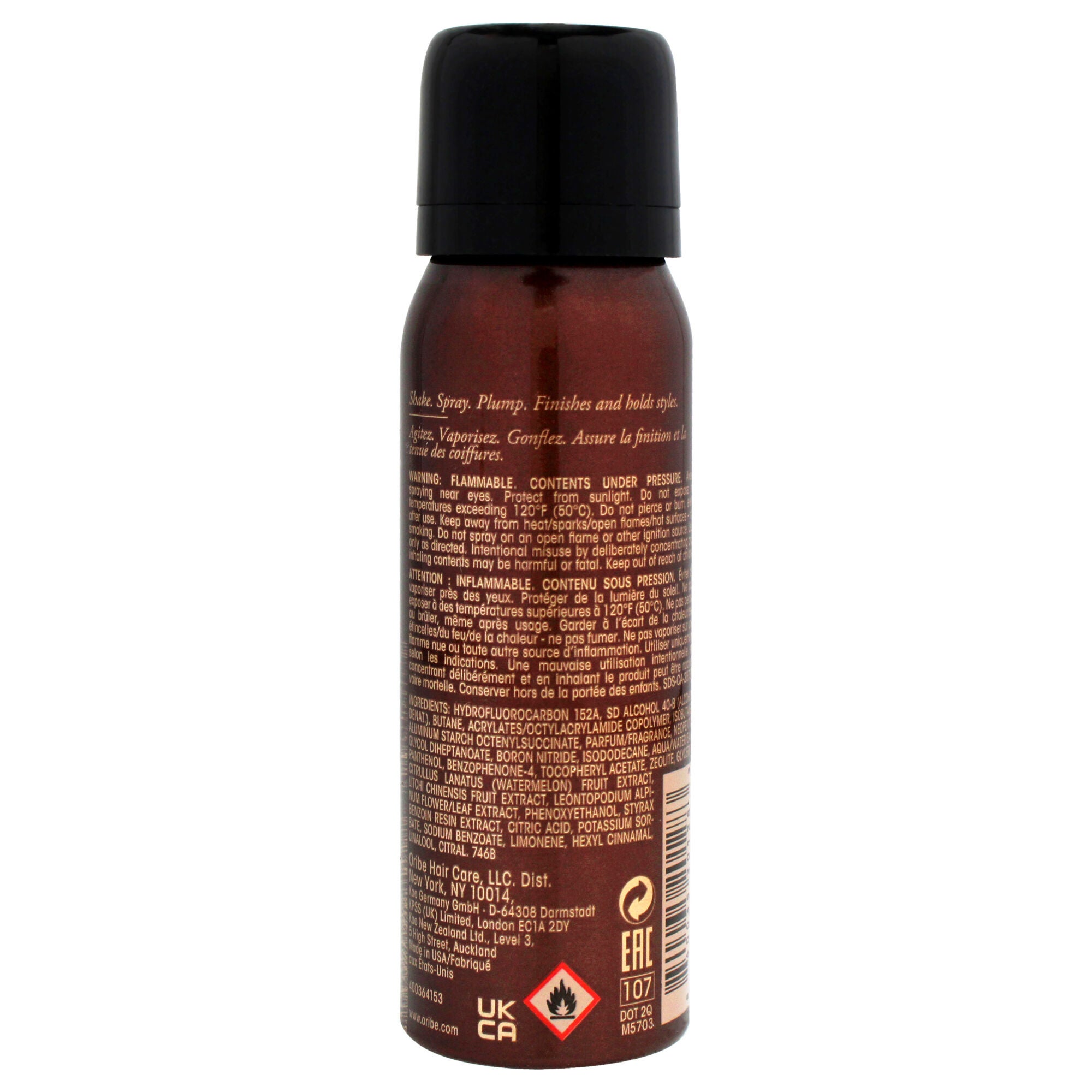 Thick Dry Finishing Purse Spray by Oribe for Unisex - 2 oz Hairspray, See Description, alternate image number 1