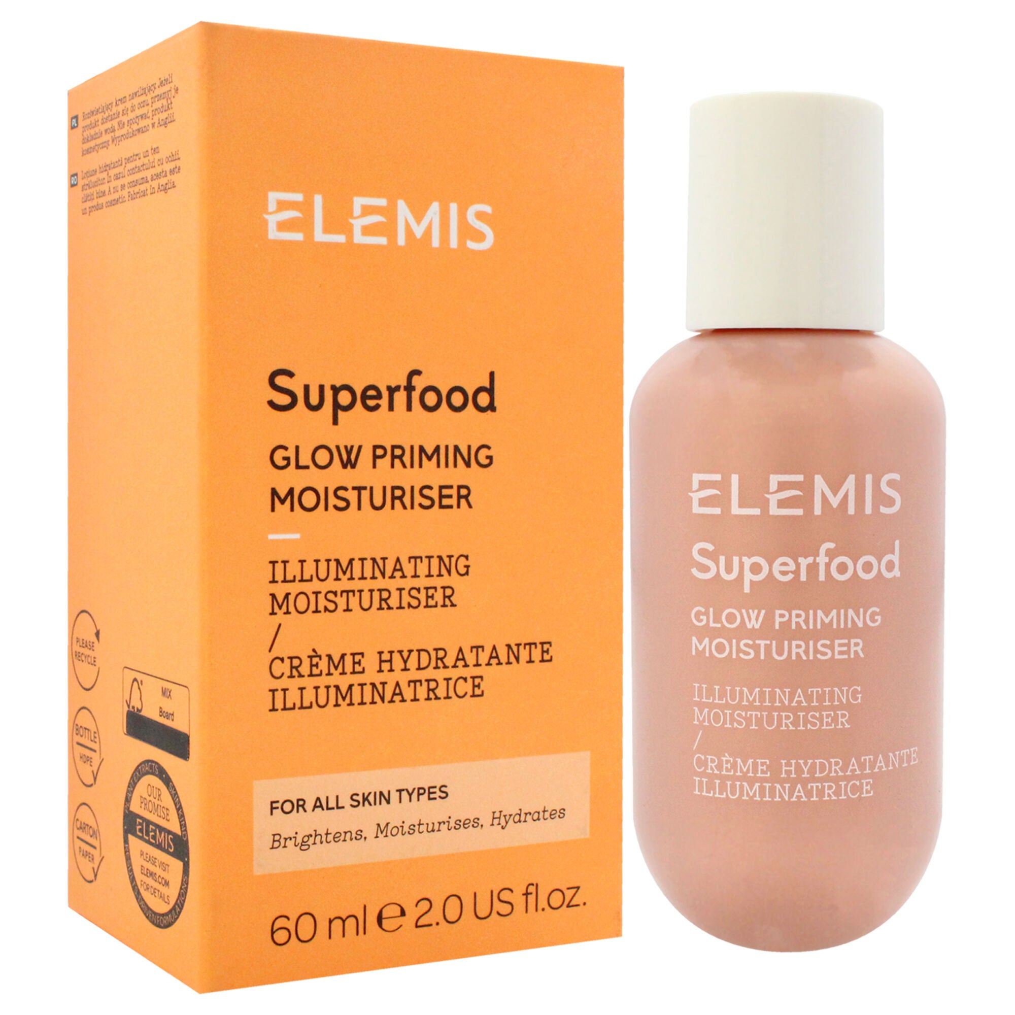 Superfood Glow Priming Moisturiser by Elemis for Women - 2 oz Moisturiser, See Description, alternate image number 1
