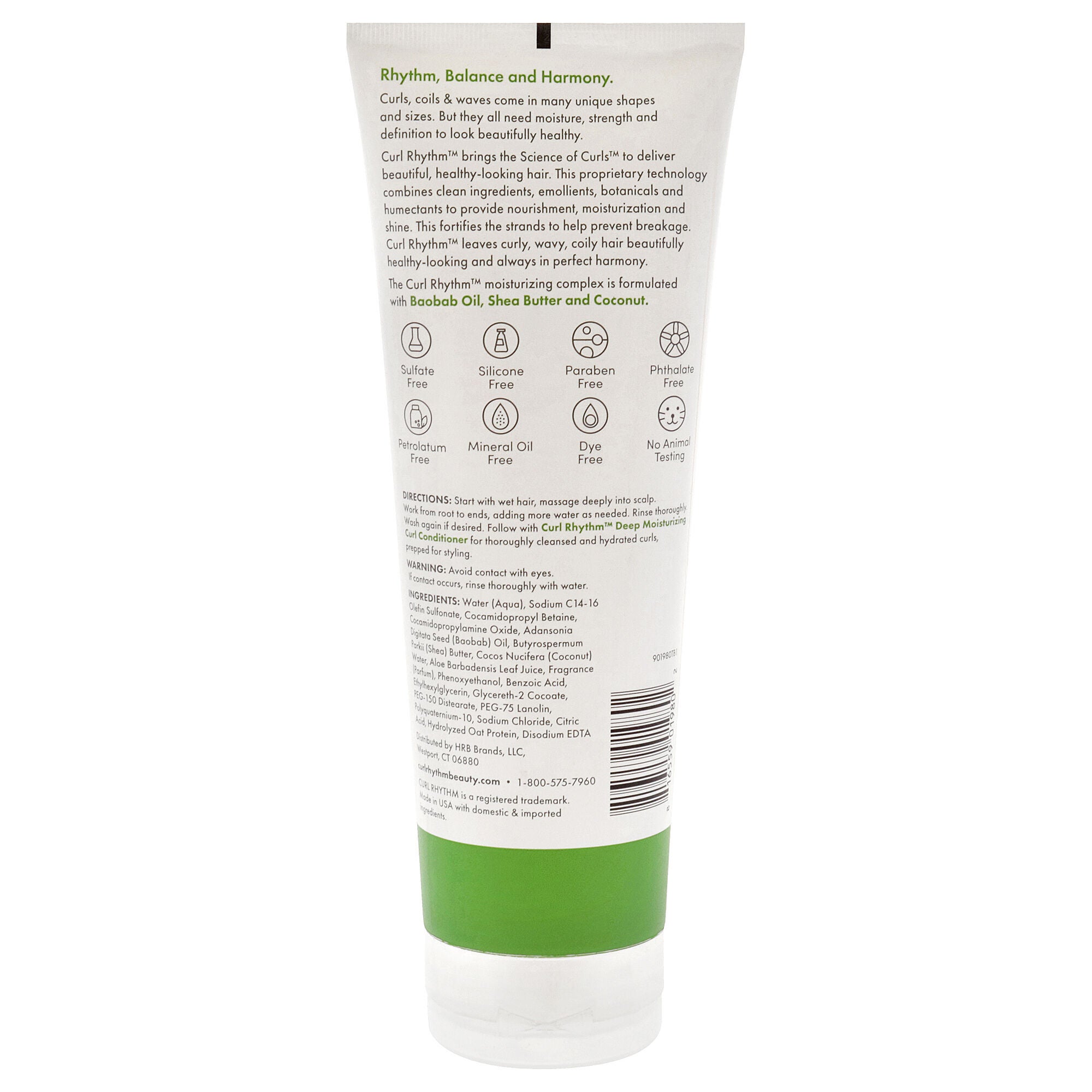 Deep Moisturizing Curl Shampoo by Curl Rhythm for Women - 10 oz Shampoo, See Description, alternate image number 1