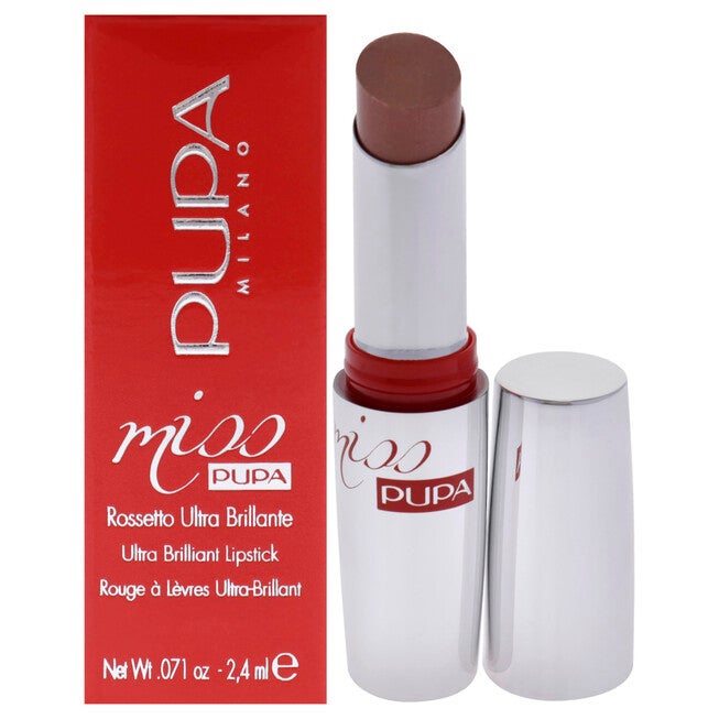 Miss Pupa Ultra Brilliant Lipstick - 100 Cream by Pupa Milano for Women - 0.071 oz Lipstick, NA, hi-res image number null