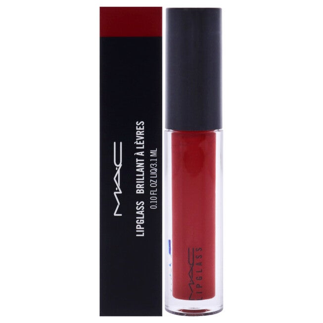 LipGlass Lip Gloss - Ruby Woo by MAC for Women - 0.1 oz Lip Gloss, NA, hi-res image number null