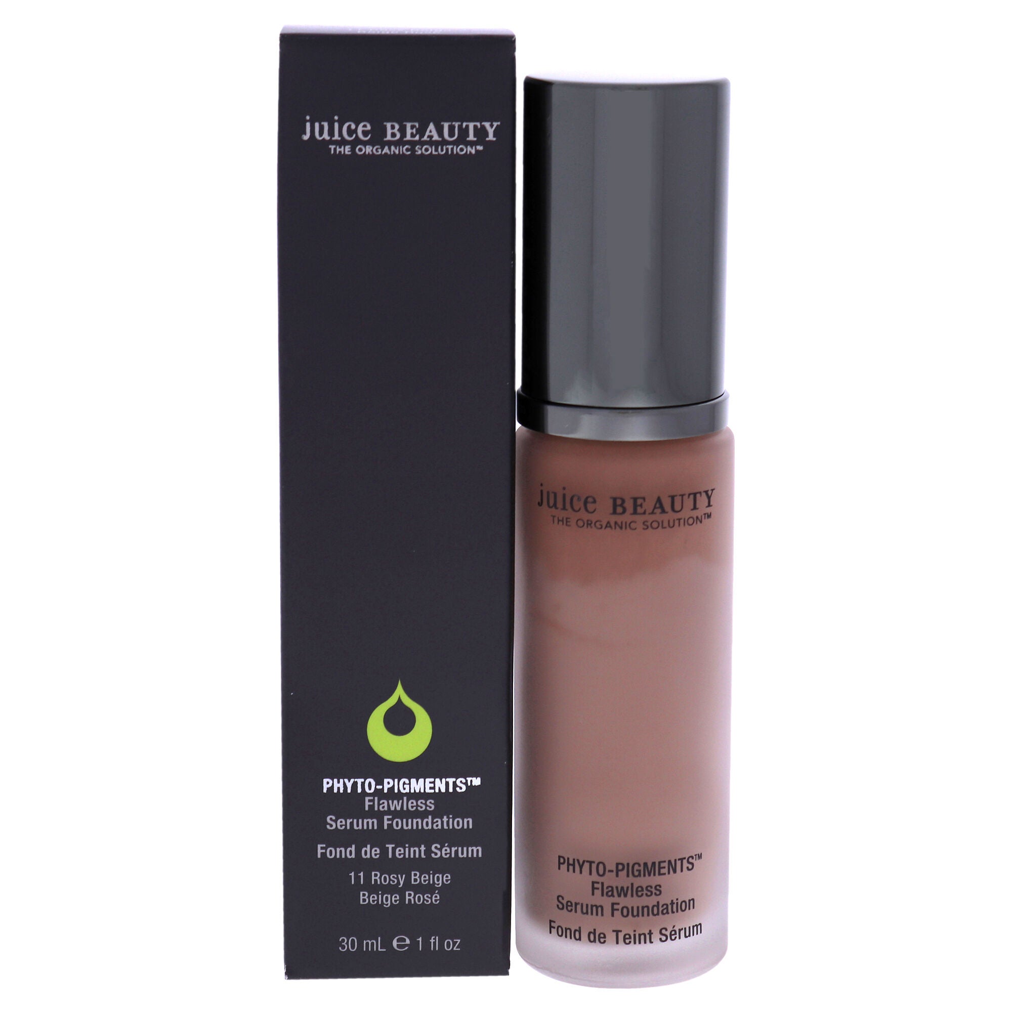 Phyto-Pigments Flawless Serum Foundation - 11 Rosy Beige by Juice Beauty for Women - 1 oz Foundation, See Description, hi-res image number 0