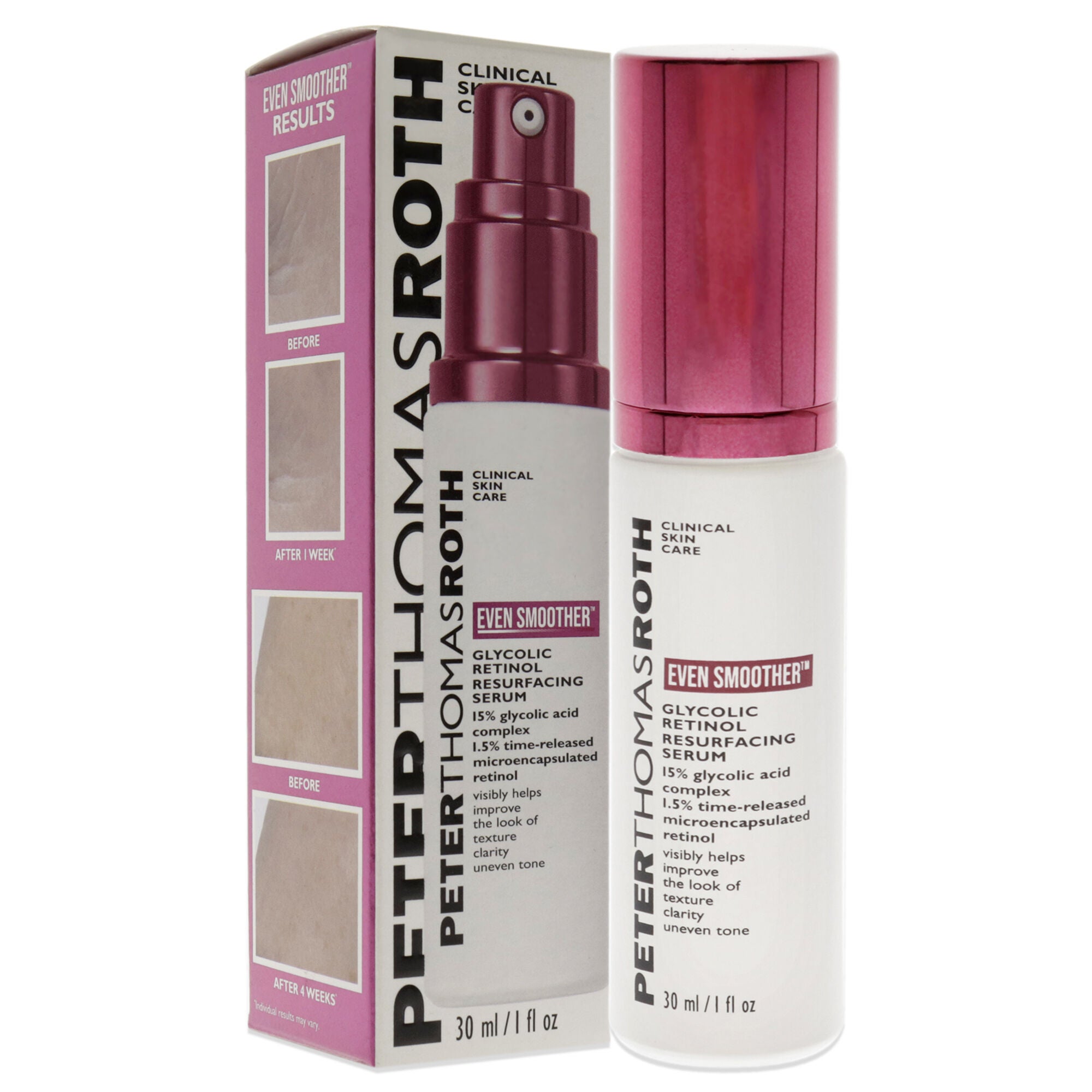 Even Smoother Glycolic Retinol Resurfacing Serum by Peter Thomas Roth for Women - 1 oz Serum, See Description, alternate image number 2