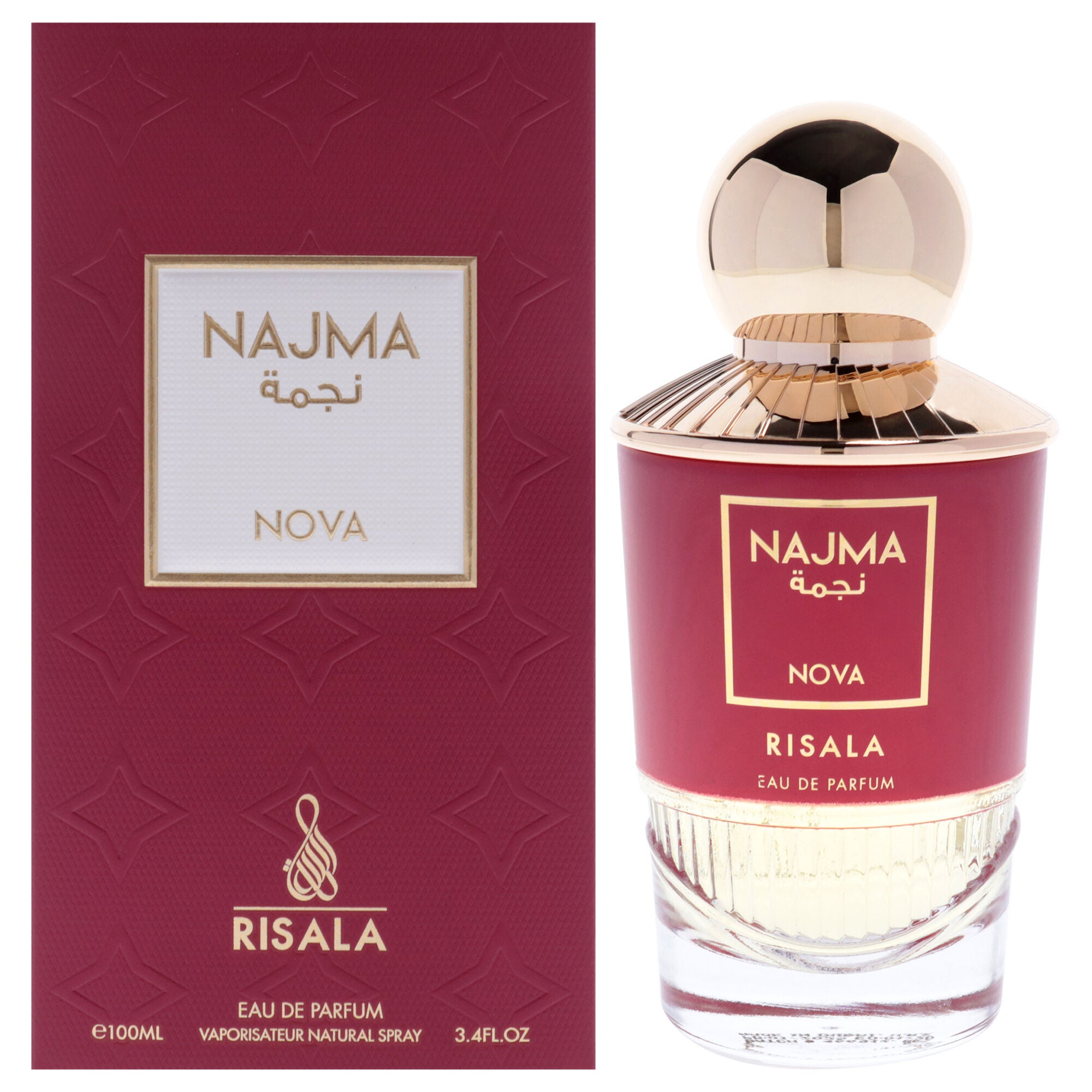 Najma Nova by Risala for Unisex - 3.4 oz EDP Spray, Clear, hi-res image number 0