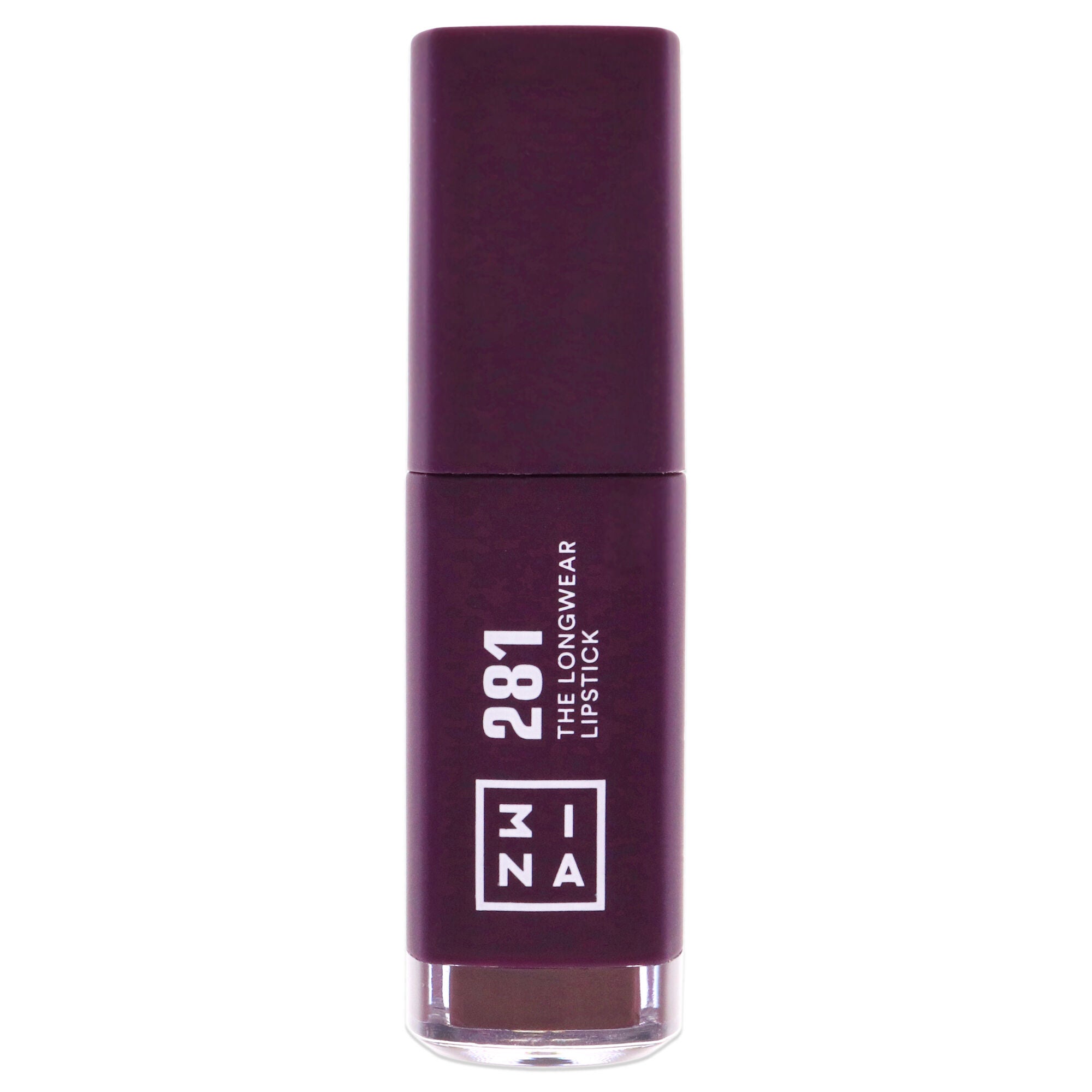 The Longwear Lipstick - 281 Aubergine by 3INA for Women - 0.20 oz Lipstick, , alternate image number 5
