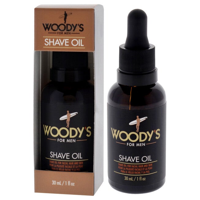 Shave Oil by Woodys for Men - 1 oz Oil, NA, alternate image number null