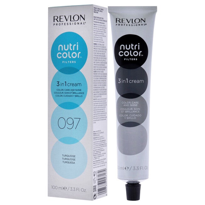 Nutri Color Cream - 097 Turquoise by Revlon for Unisex - 3.3 oz Hair Color, NA, alternate image number null