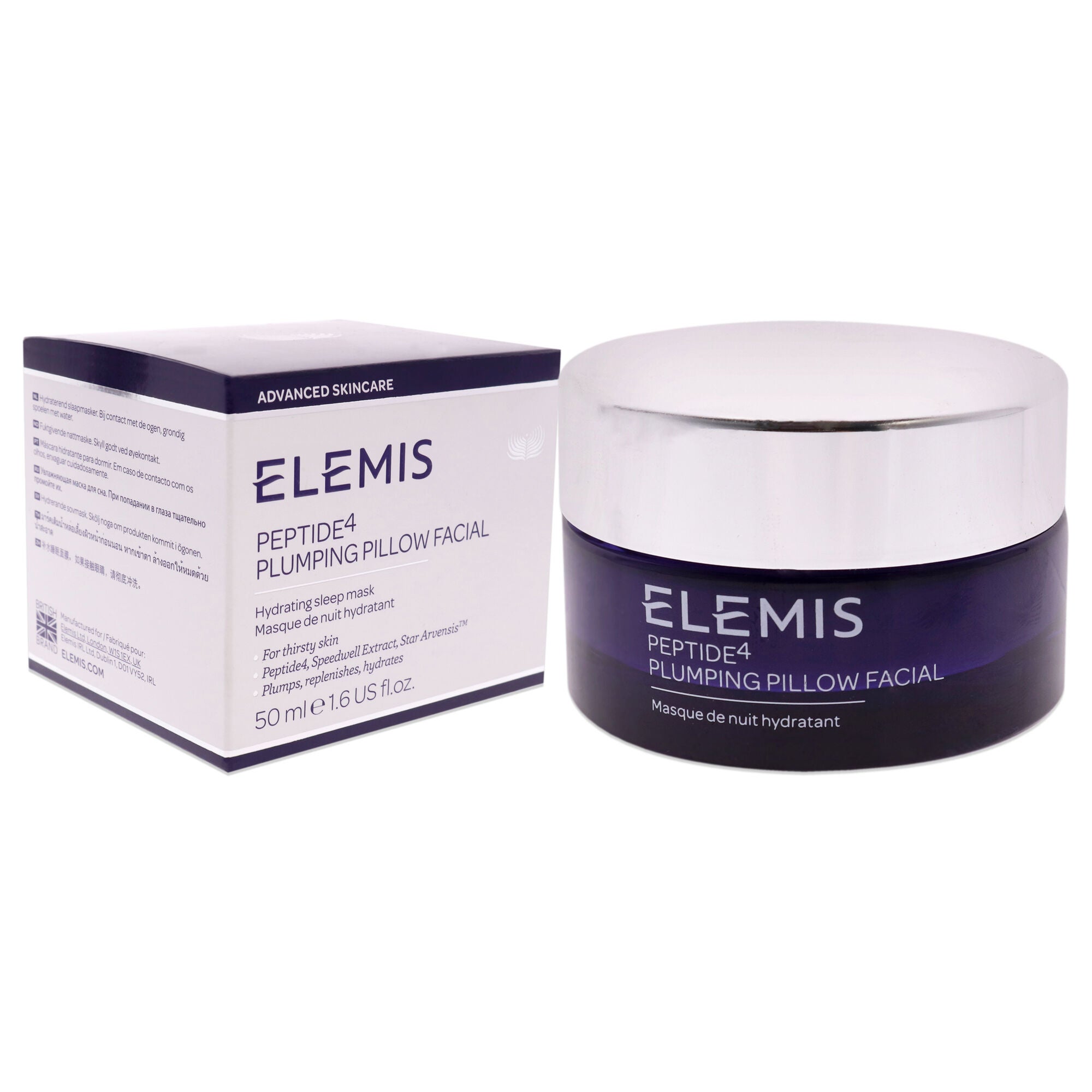 Peptide4 Plumping Pillow Facial by Elemis for Unisex - 1.6 oz Mask, See Description, alternate image number 2