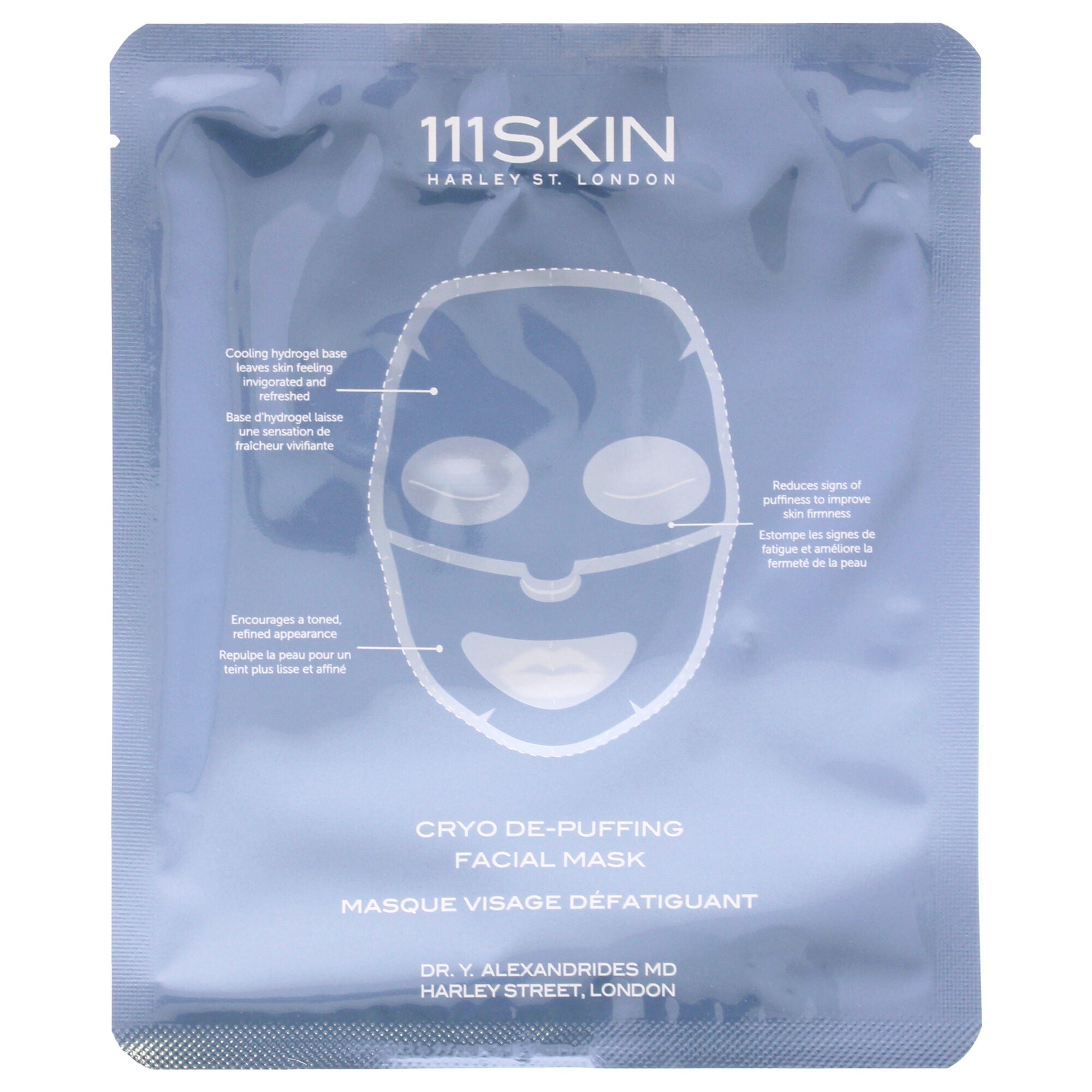 Cryo De-Puffing Facial Mask by 111Skin for Unisex - 5 Pc Mask, See Description, alternate image number 4