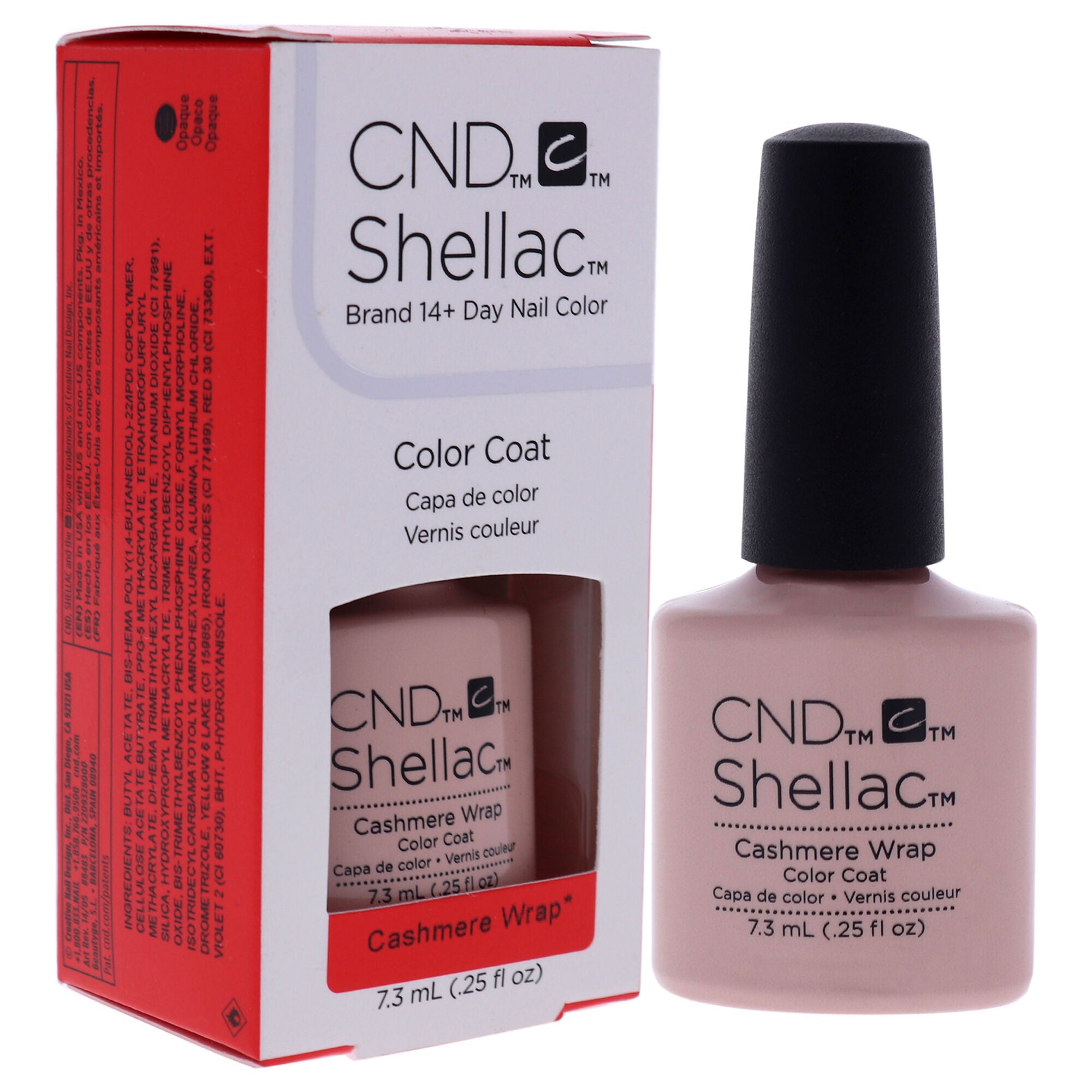 Shellac Nail Color - Cashmere Wrap by CND for Women - 0.25 oz Nail Polish, See Description, alternate image number 2