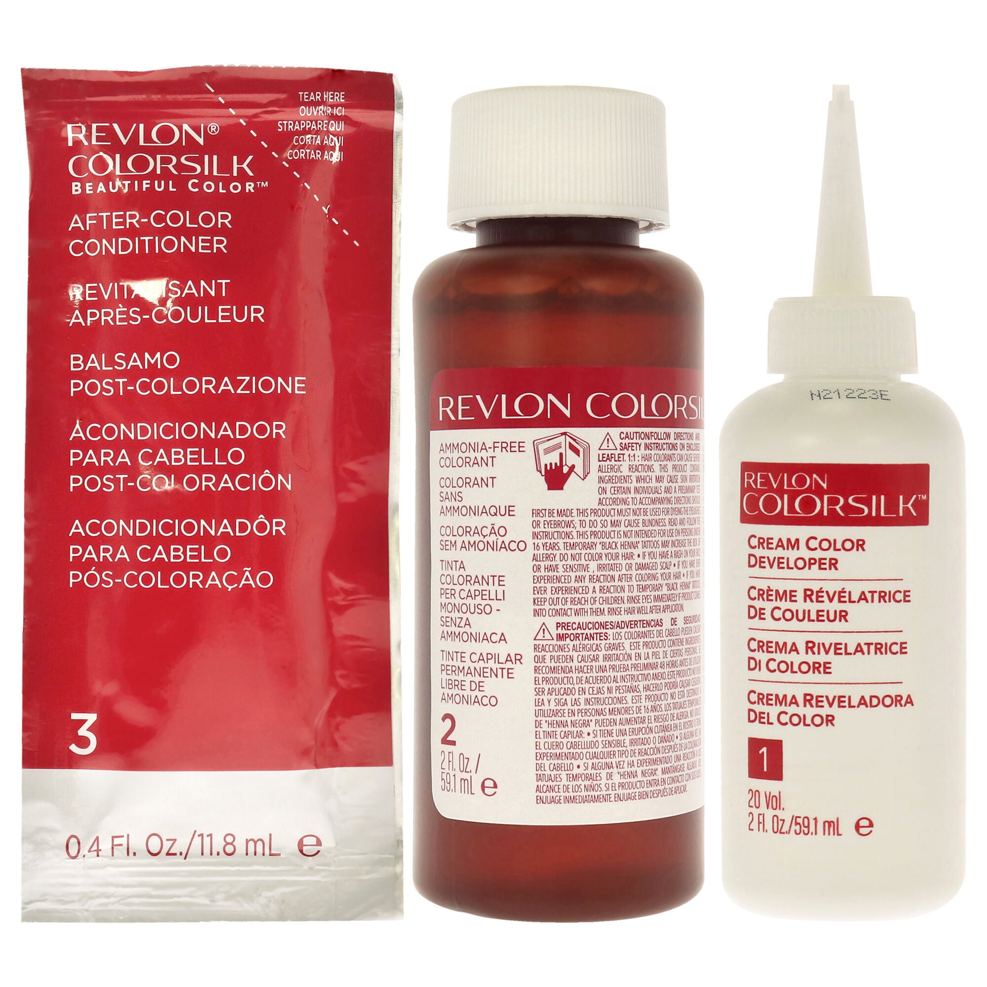 Colorsilk Beautiful Color - 20 Brown Black 2N by Revlon for Unisex - 1 Application Hair Color, , alternate image number 5