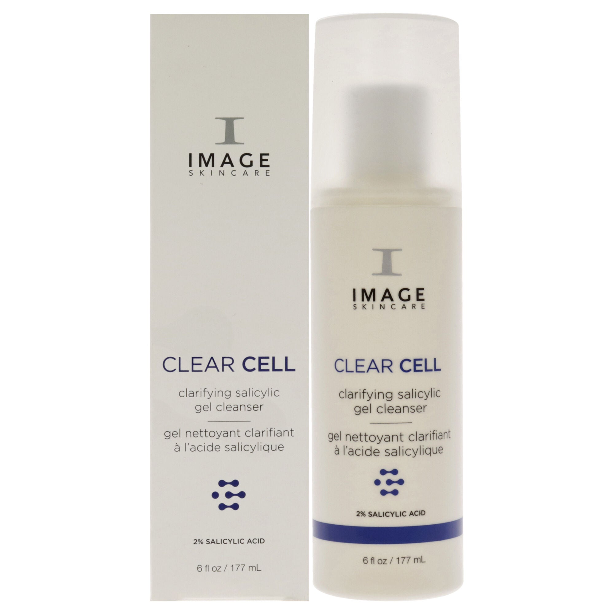 Clear Cell Clarifying Salicylic Gel Cleanser by Image for Unisex - 6 oz Cleanser, See Description, hi-res image number 0