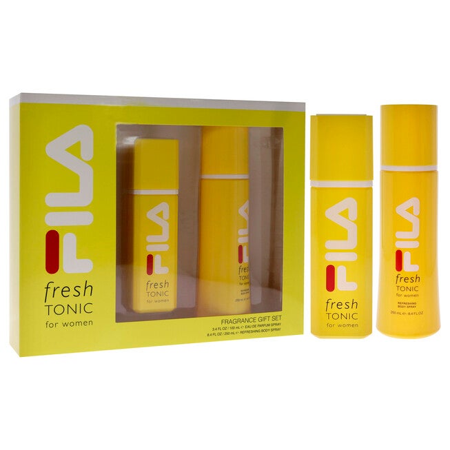 Fila Fresh Yellow by Fila for Women - 2 Pc Gift Set 3.4oz EDP Spray, 8.4oz Body Spray, NA, alternate image number null