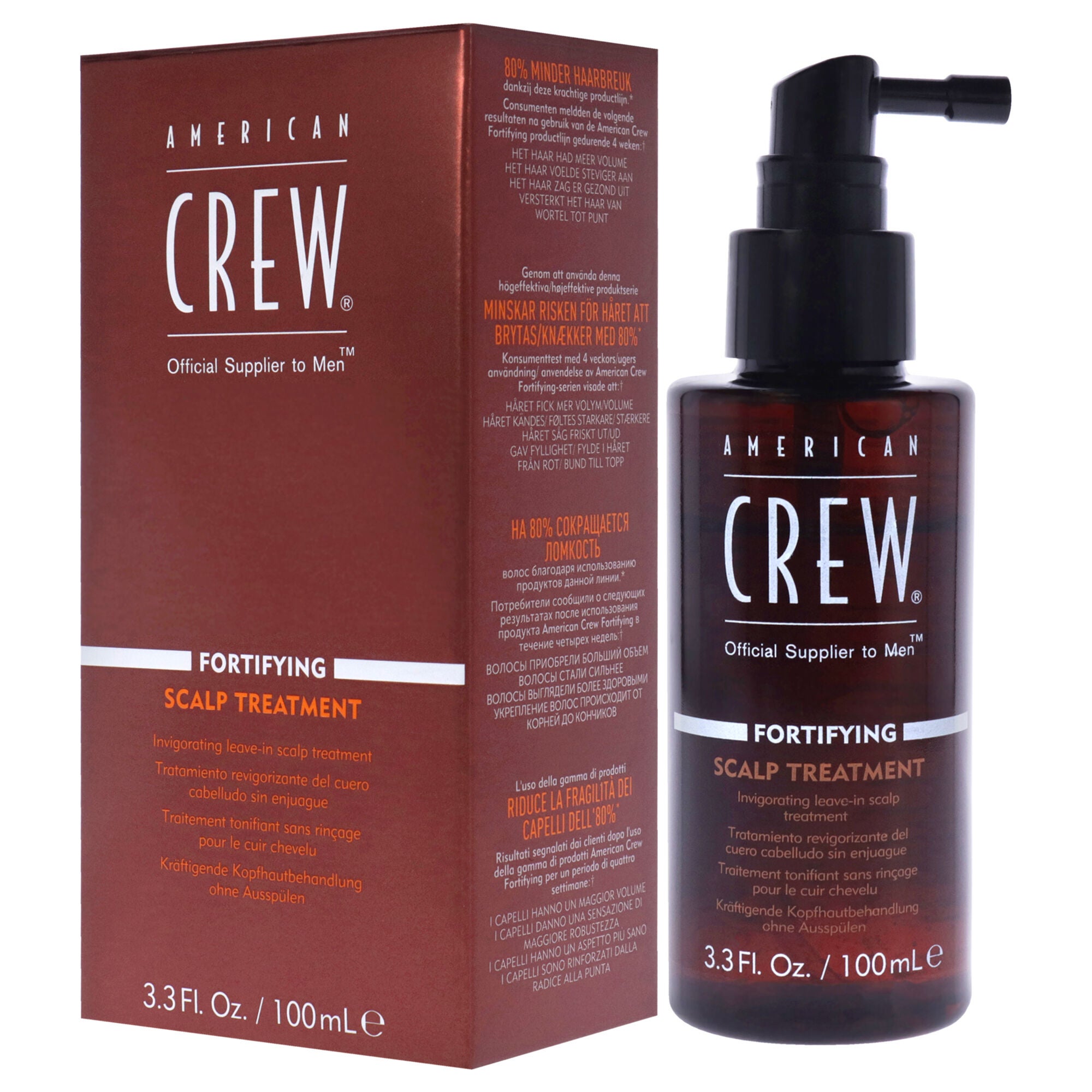 Fortifying Scalp Treatment by American Crew for Men - 3.3 oz Treatment, , alternate image number 3