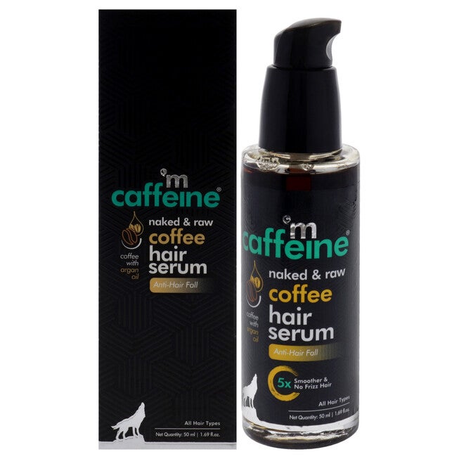 Naked and Raw Coffee Hair Serum - Argan Oil by mCaffeine for Unisex - 1.69 oz Serum, NA, hi-res image number null