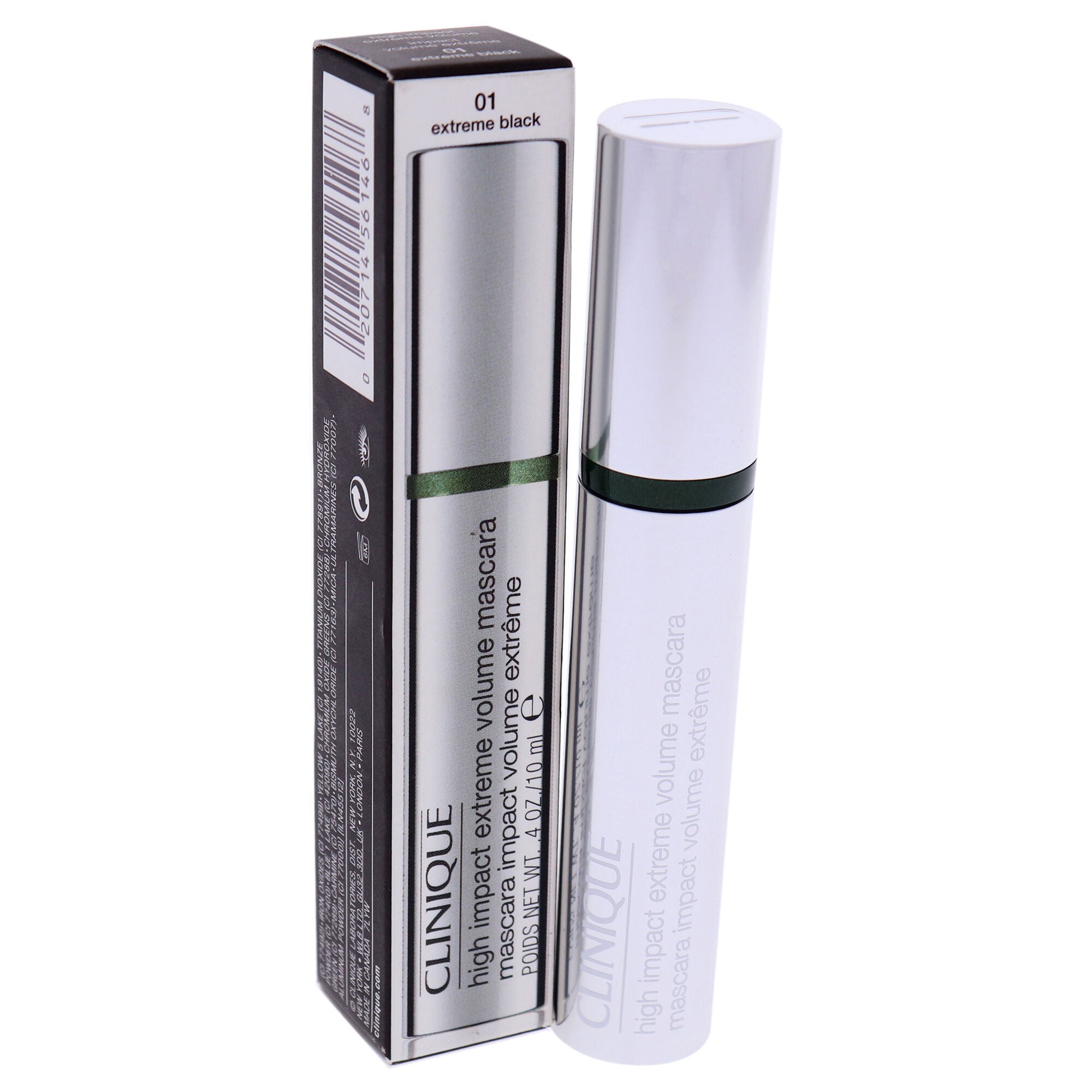 High Impact Extreme Volume Mascara - 01 Extreme Black by Clinique for Women - 0.4 oz Mascara, See Description, alternate image number 3