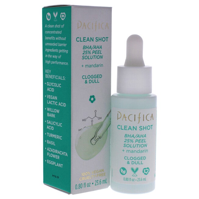 Clean Shot BHA-AHA 25 Percent Peel Solution by Pacifica for Unisex - 0.8 oz Treatment, , alternate image number 7