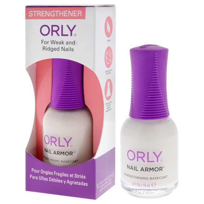 Nail Armor Strengthening Basecoat by Orly for Women - 0.6 oz Nail Polish, NA, alternate image number null