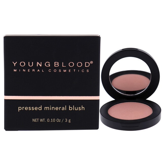 Pressed Mineral Blush - Bashful by Youngblood for Women - 0.10 oz Blush, NA, hi-res image number null