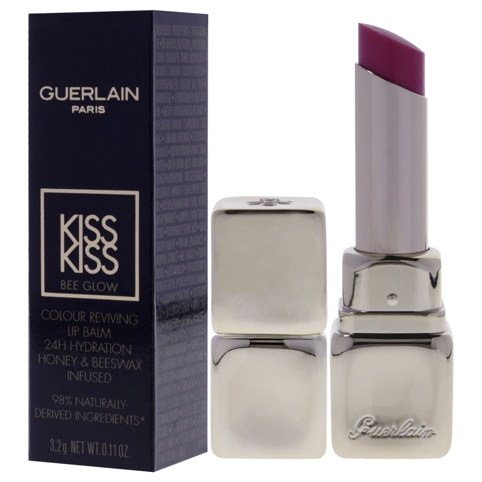 Kiss Kiss Bee Glow Lip Blam - 409 Fucsia Glow by Guerlain for Women - 0.11 oz Lip Balm, See Description, alternate image number 3