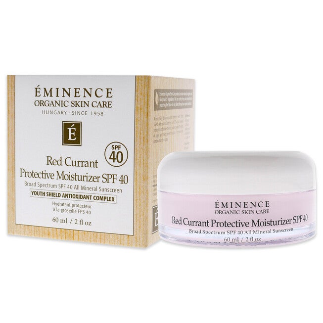 Red Currant Protective Moisturizer SPF 40 by Eminence for Unisex - 2 oz Sunscreen, , alternate image number null