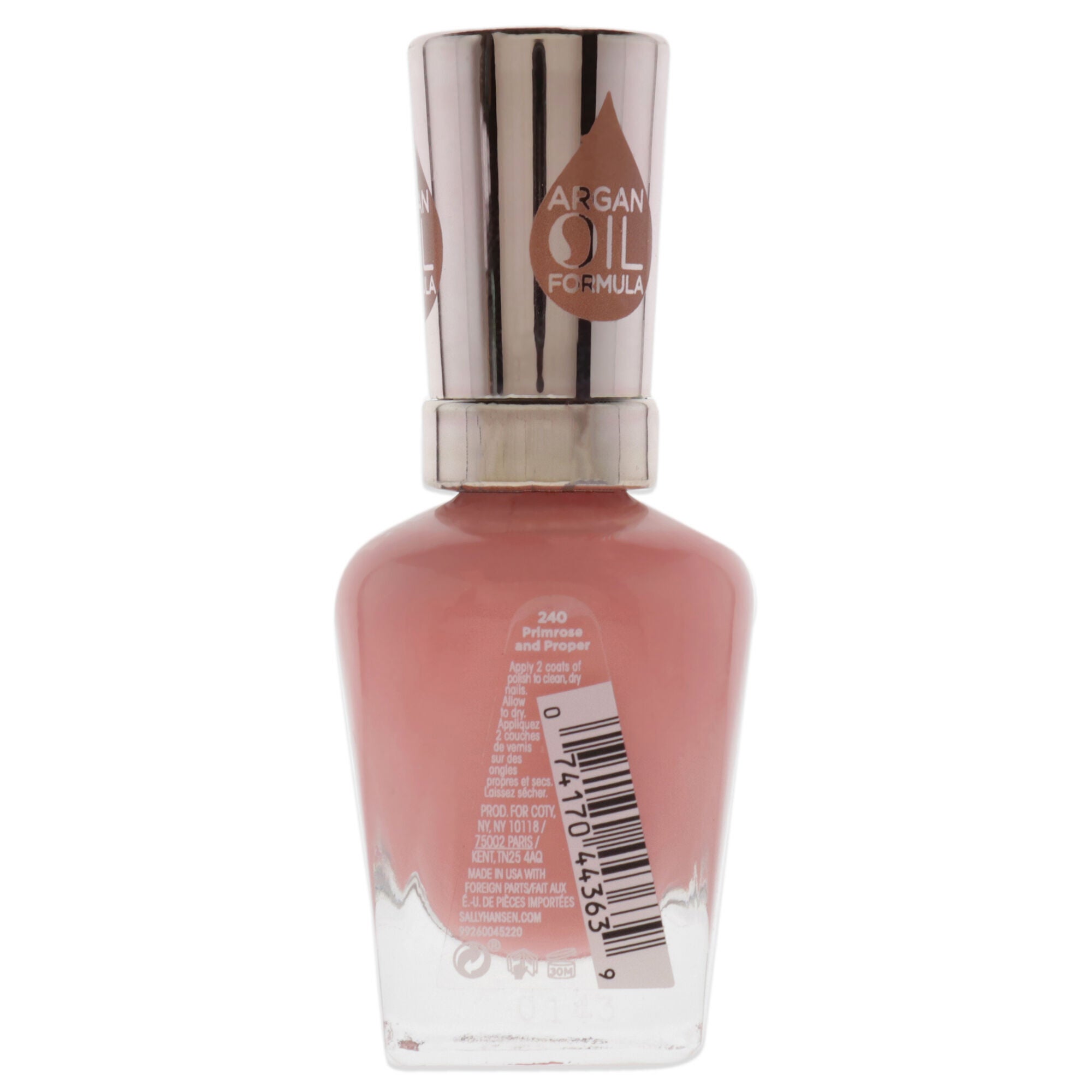 Color Therapy Nail Polish - 240 Primrose and Proper by Sally Hansen for Women - 0.5 oz Nail Polish, See Description, alternate image number 1