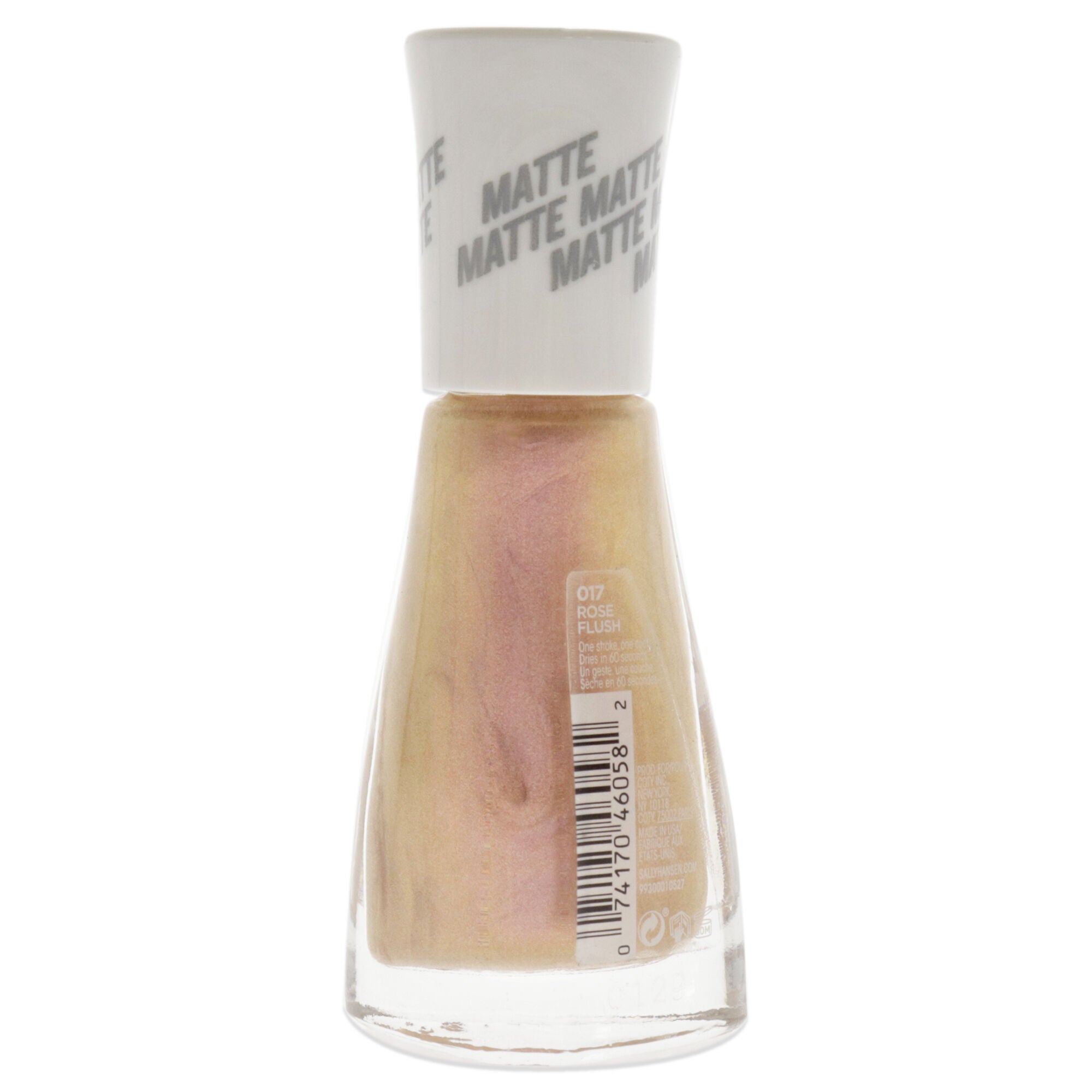 Insta-Dri Nail Color Matte - 017 Rose Flush by Sally Hansen for Women - 0.31 oz Nail Polish, See Description, alternate image number 2