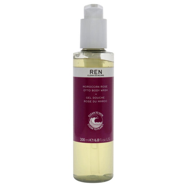 Moroccan Rose Otto Body Wash by REN for Unisex - 6.8 oz Body Wash, NA, hi-res image number null