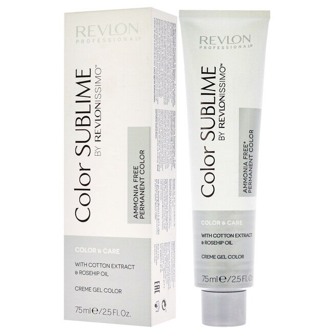 Revlonissimo Color Sublime - 7.4 Medium Copper Blonde by Revlon for Unisex - 2.5 oz Hair Color, , alternate image number null