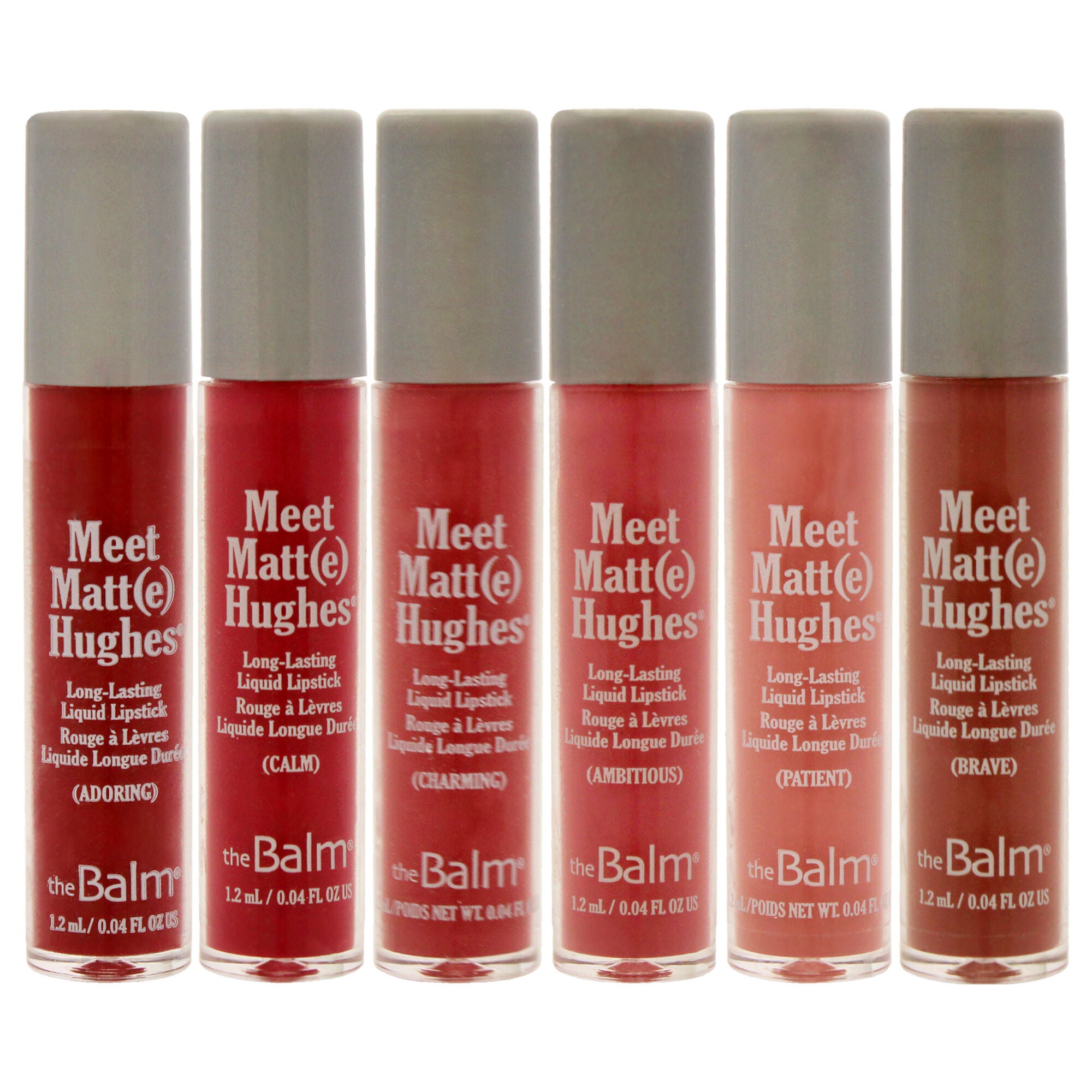 Meet Matte Hughes Mini Long-Lasting Liquid Lipsticks Set by the Balm for Women - 6 Pc 0.04oz, See Description, alternate image number 4