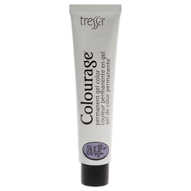 Colourage Permanent Gel Color - 12AG Super Ultra Light Ash Blonde by Tressa for Unisex - 2 oz Hair Color, NA, alternate image number null