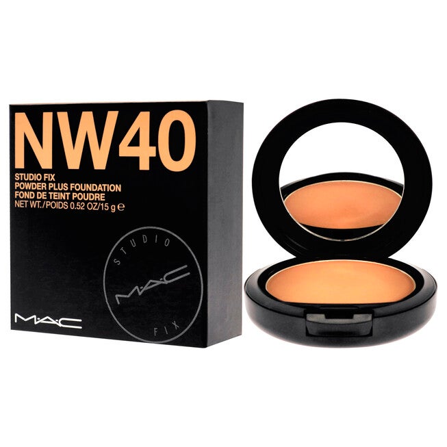 Studio Fix Powder Plus Foundation - NW40 by MAC for Women - 0.52 oz Foundation, NA, alternate image number null