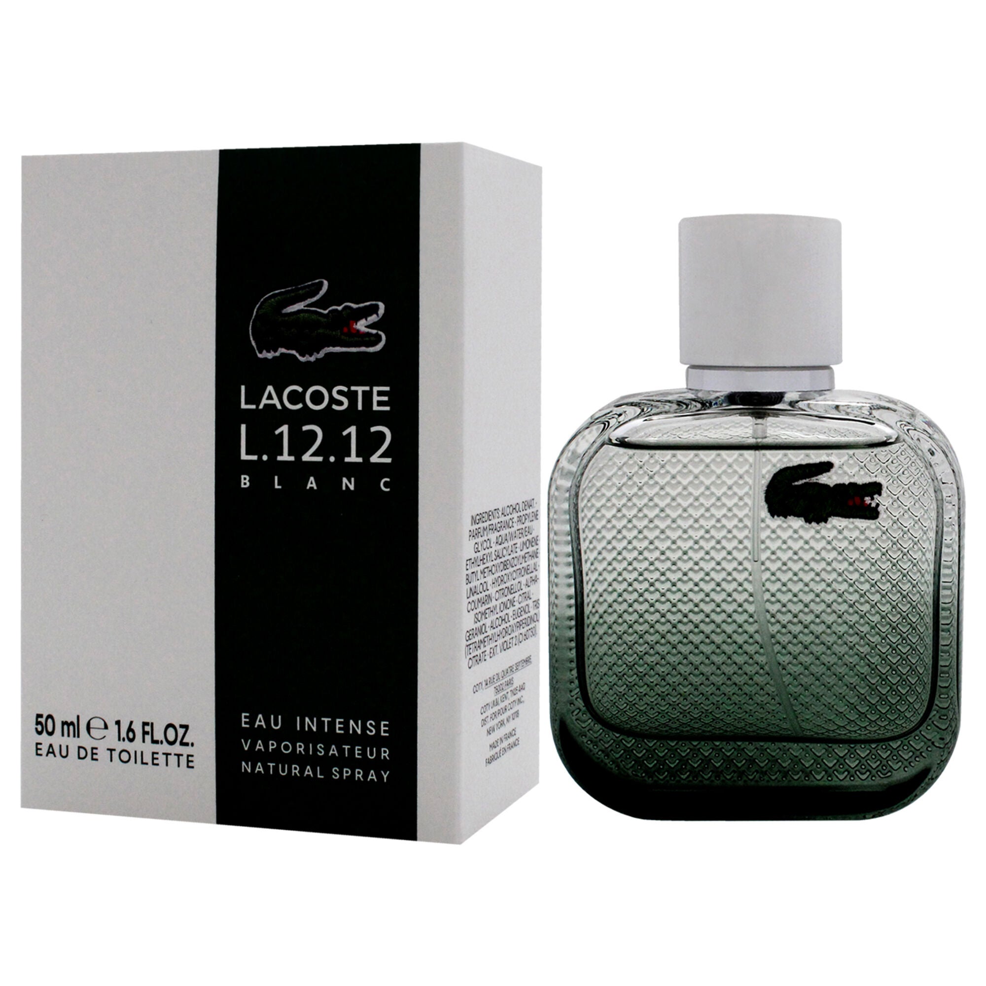Lacoste Eau De L.12.12 Blanc Eau Intense by Lacoste for Men - 1.6 oz EDT Spray, See Description, alternate image number 3