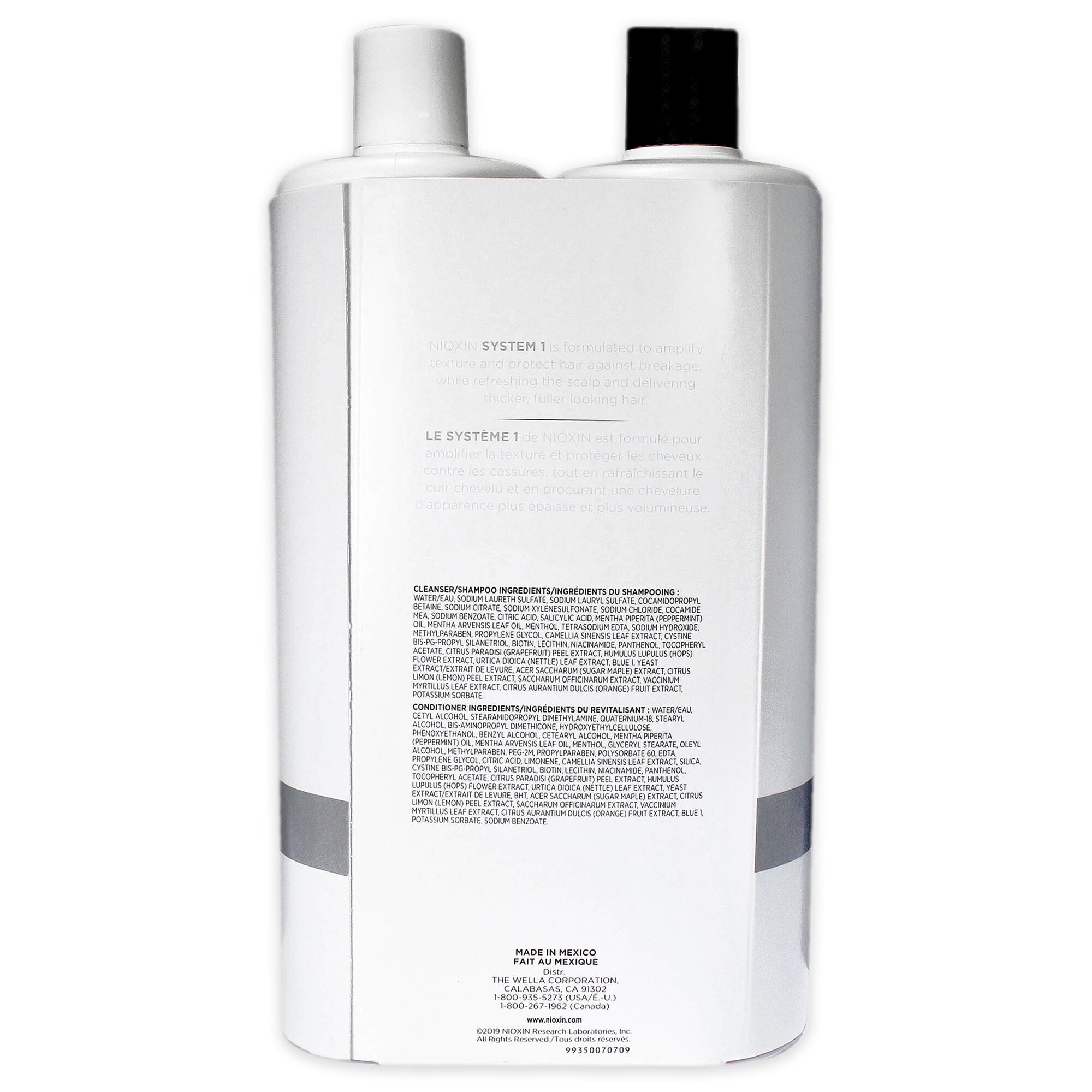 System 1 Duo by Nioxin for Unisex - 2 x 33.8 oz Shampoo, Conditioner, See Description, alternate image number 3