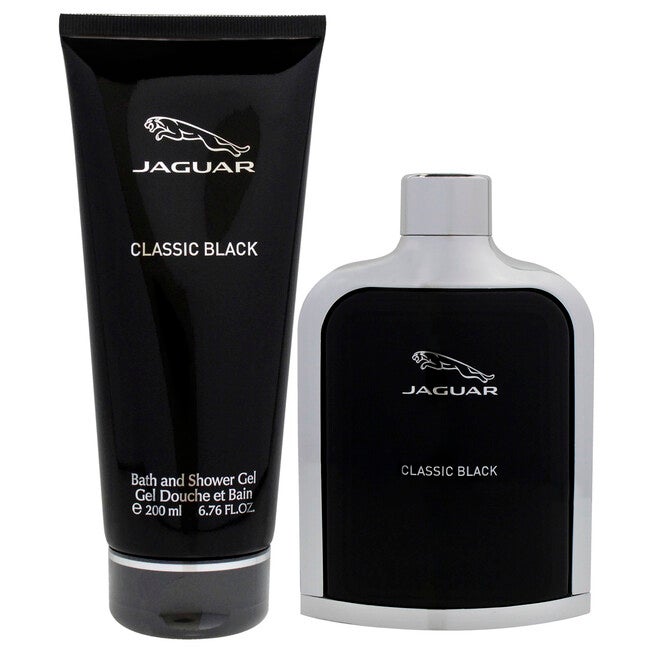 Jaguar Classic Black by Jaguar for Men - 2 Pc Gift Set 3.4oz EDT Spray, 6.76oz Bath and Shower Gel, NA, alternate image number null
