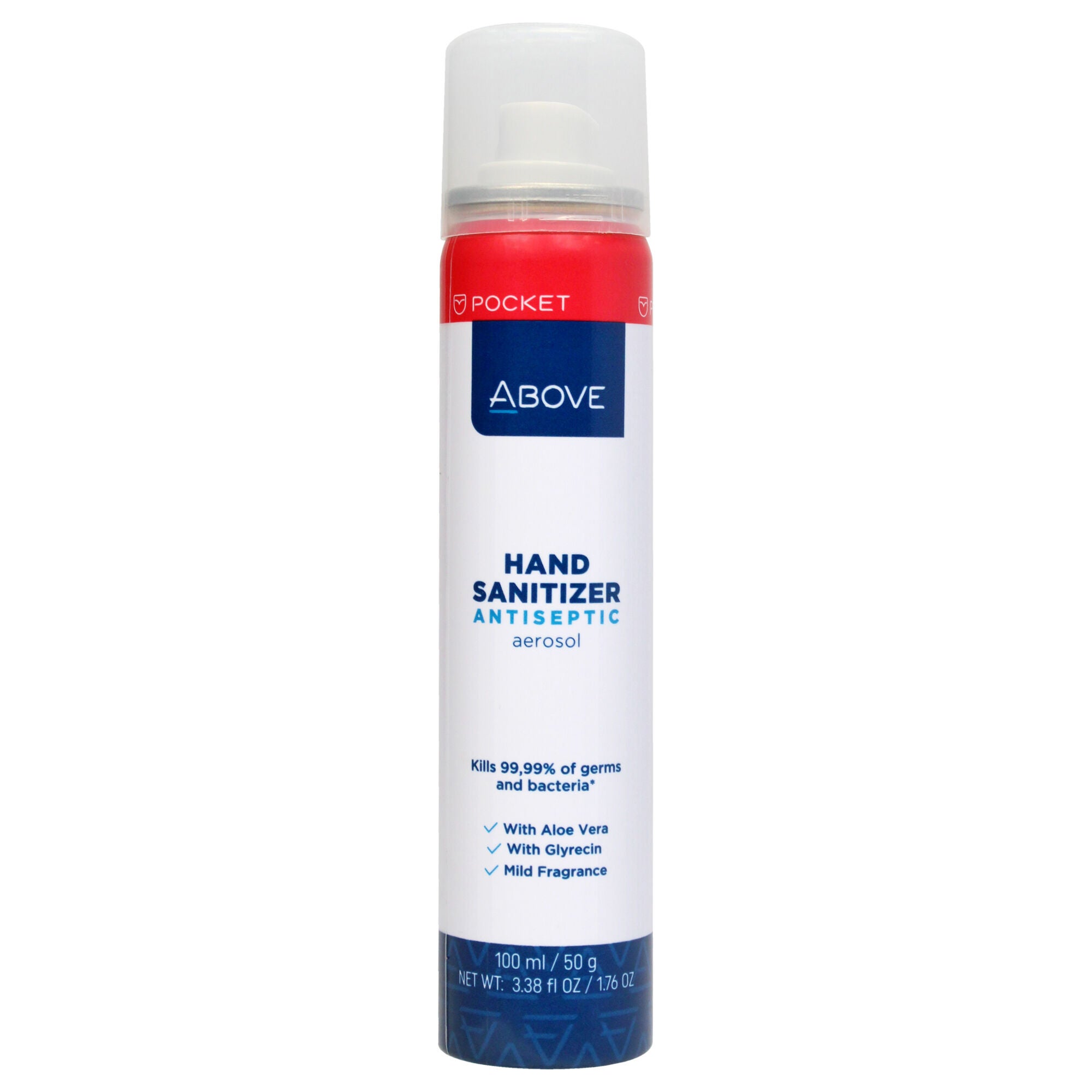Antiseptic Hand Sanitizer Aerosol Spray by Above for Unisex - 3.38 oz Hand Sanitizer, See Description, hi-res image number 0