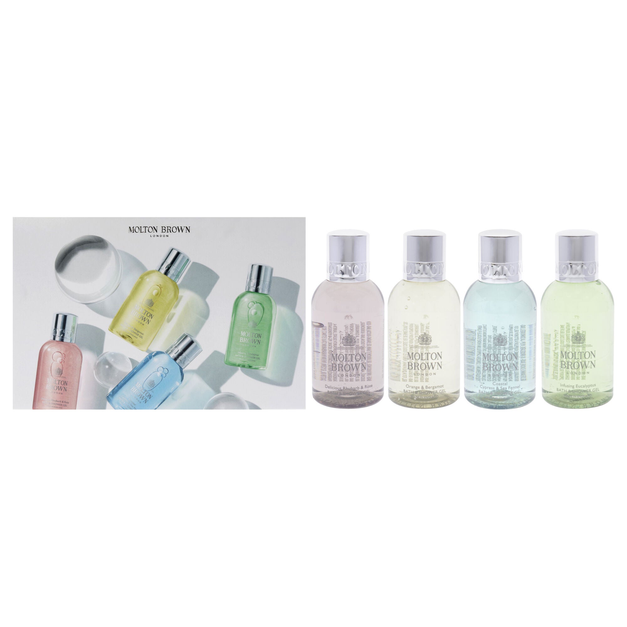 Floral and Aromatic Bathing Collection by Molton Brown for Unisex - 4 Pc Gift Set, See Description, hi-res image number 0