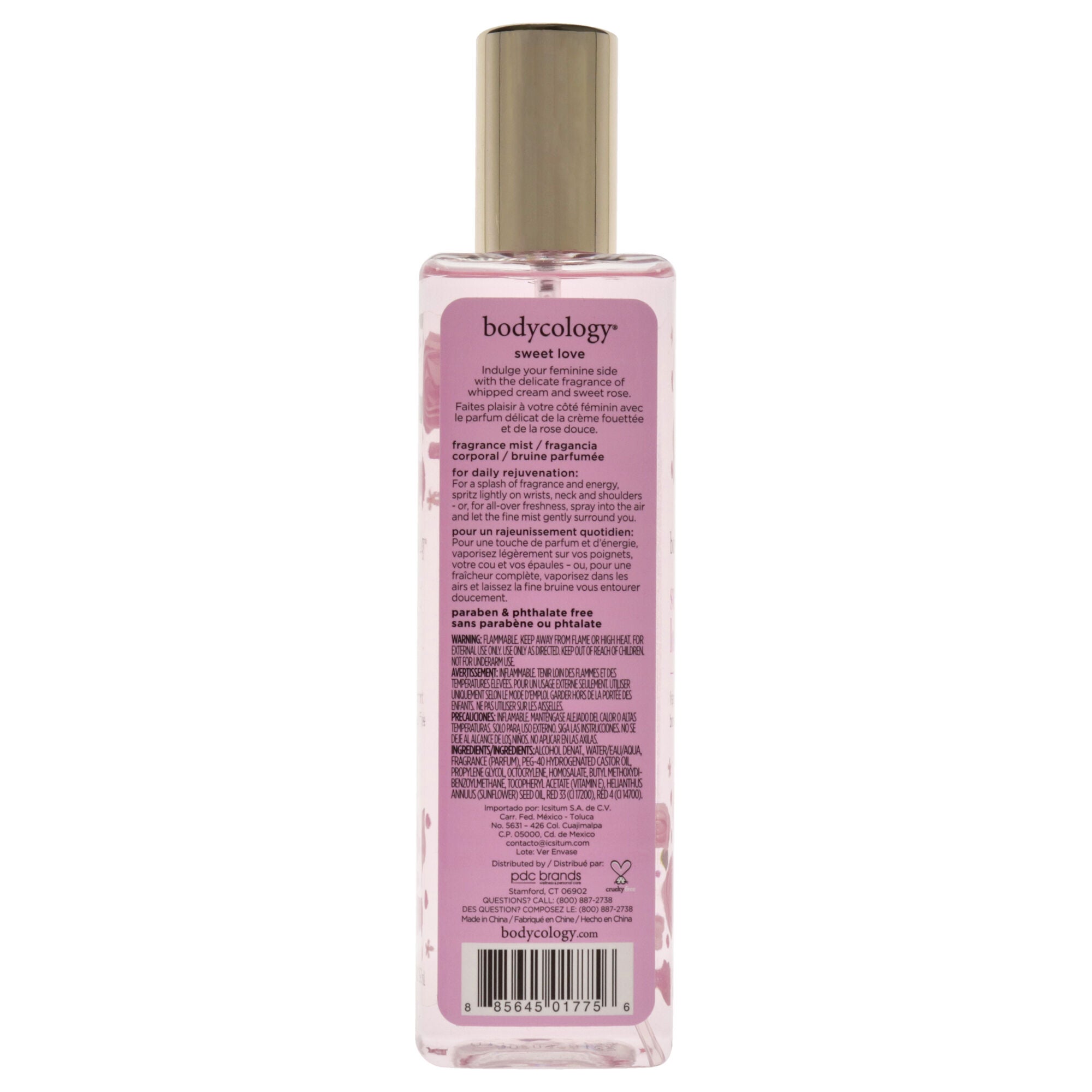 Sweet Love by Bodycology for Women - 8 oz Fragrance Mist, See Description, alternate image number 1
