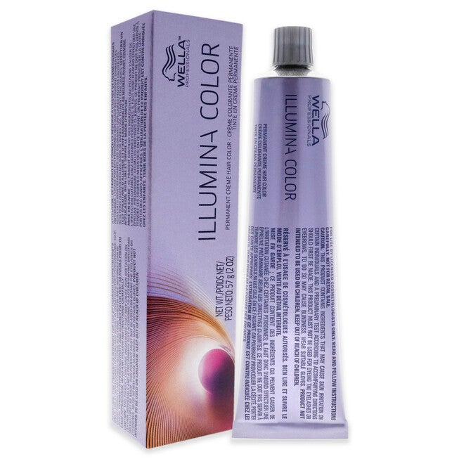 Illumina Color Permanent Creme Hair Color - 5 43 Light Brown-Red Gold by Wella for Unisex - 2 oz Hair Color, , alternate image number null